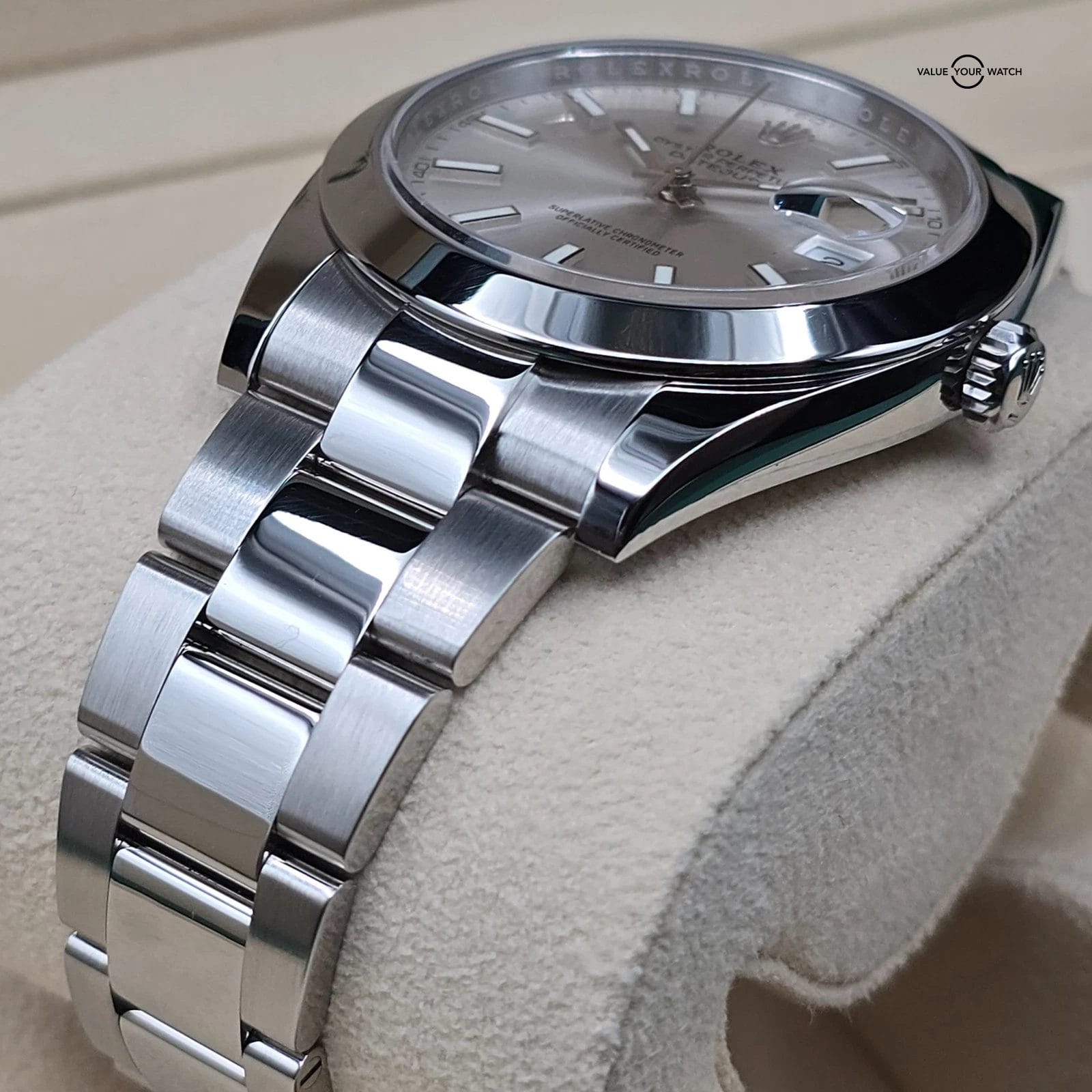 Rolex Datejust 41mm, steel with Silver dial on oyster bracelet. Full set 2023! - Image 6
