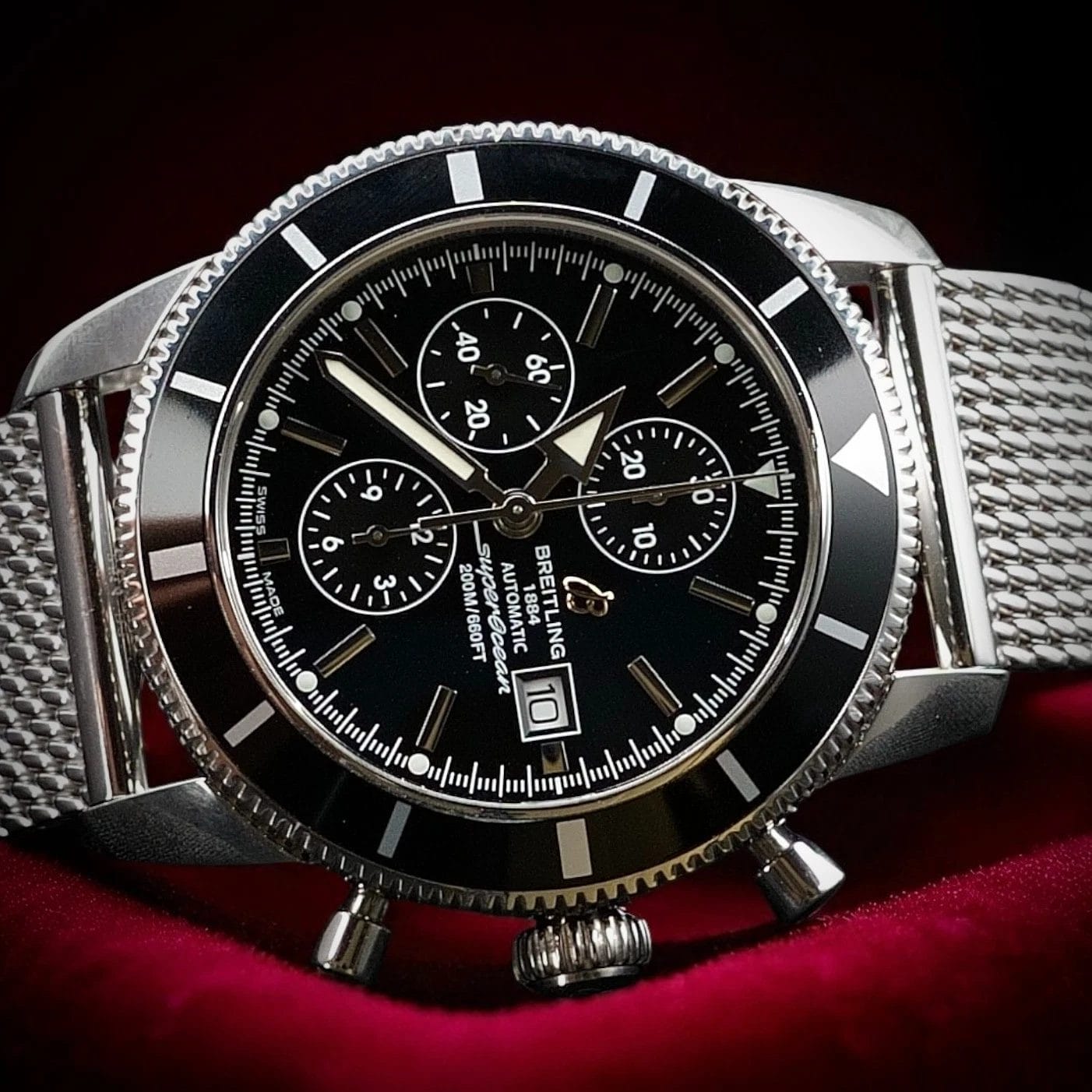 Breitling Superocean Heritage A13320 46MM Chronograph, FULL SET, Extra Strap - Image 13