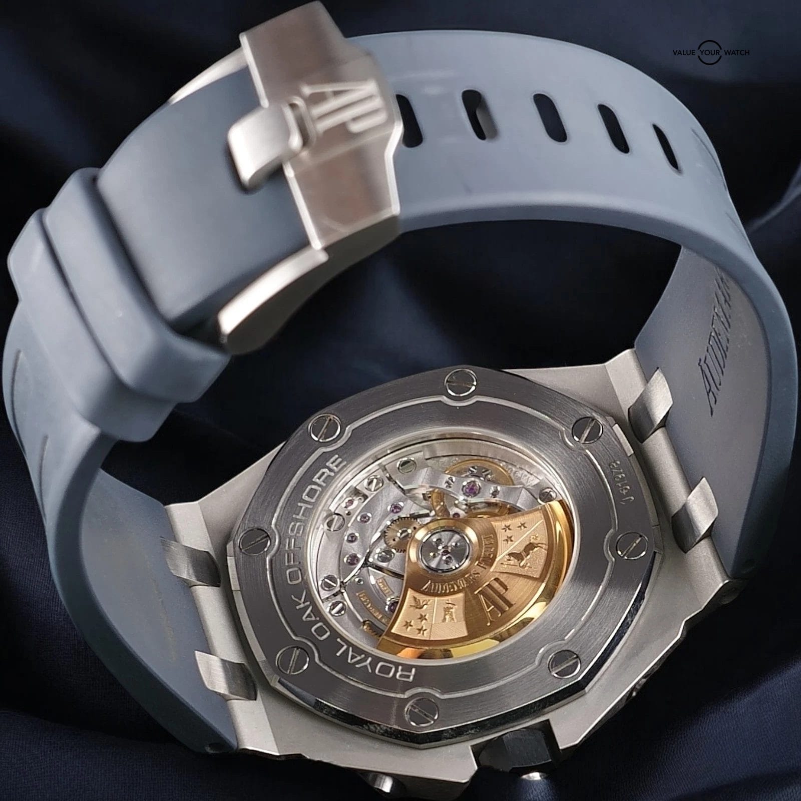 Audemars Piguet Royal Oak Offshore 26470ST 42mm AP ROO Navy Blue Chronograph - Image 9