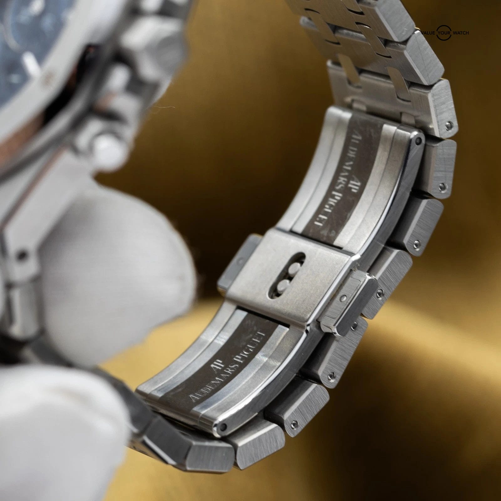 Audemars Piguet Royal Oak Chronograph 41mm Steel AP 26320ST Blue Dial Full Set - Image 6