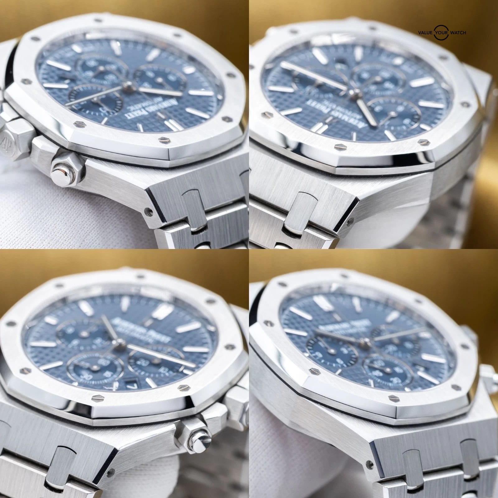 Audemars Piguet Royal Oak Chronograph 41mm Steel AP 26320ST Blue Dial Full Set - Image 8