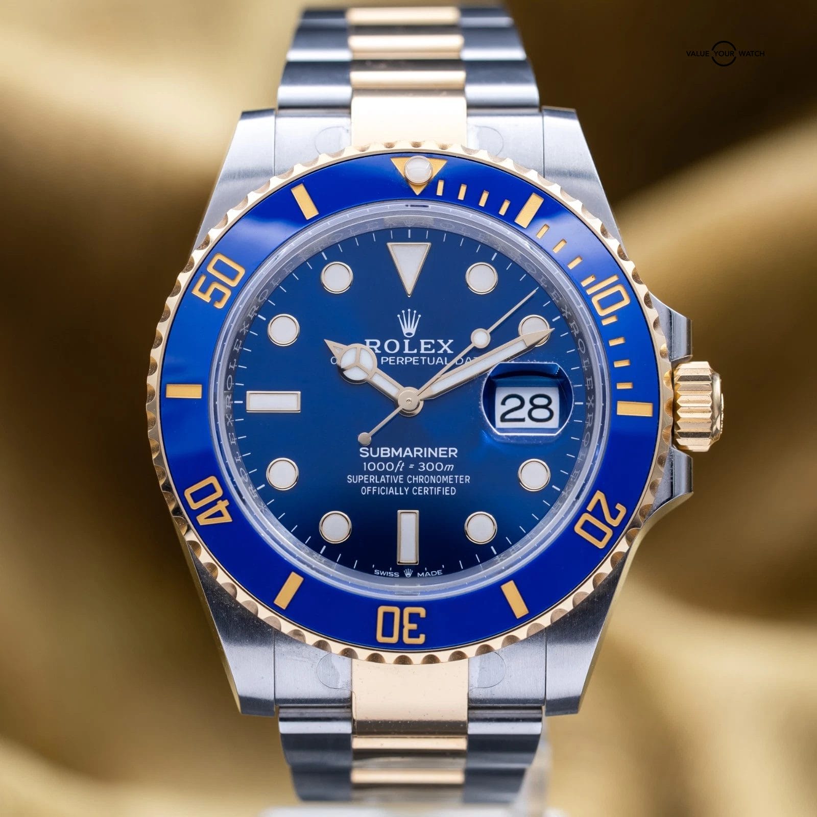 2025 Rolex Submariner Date Two Tone “Bluesy” Ceramic 41mm 126613LB Complete Set