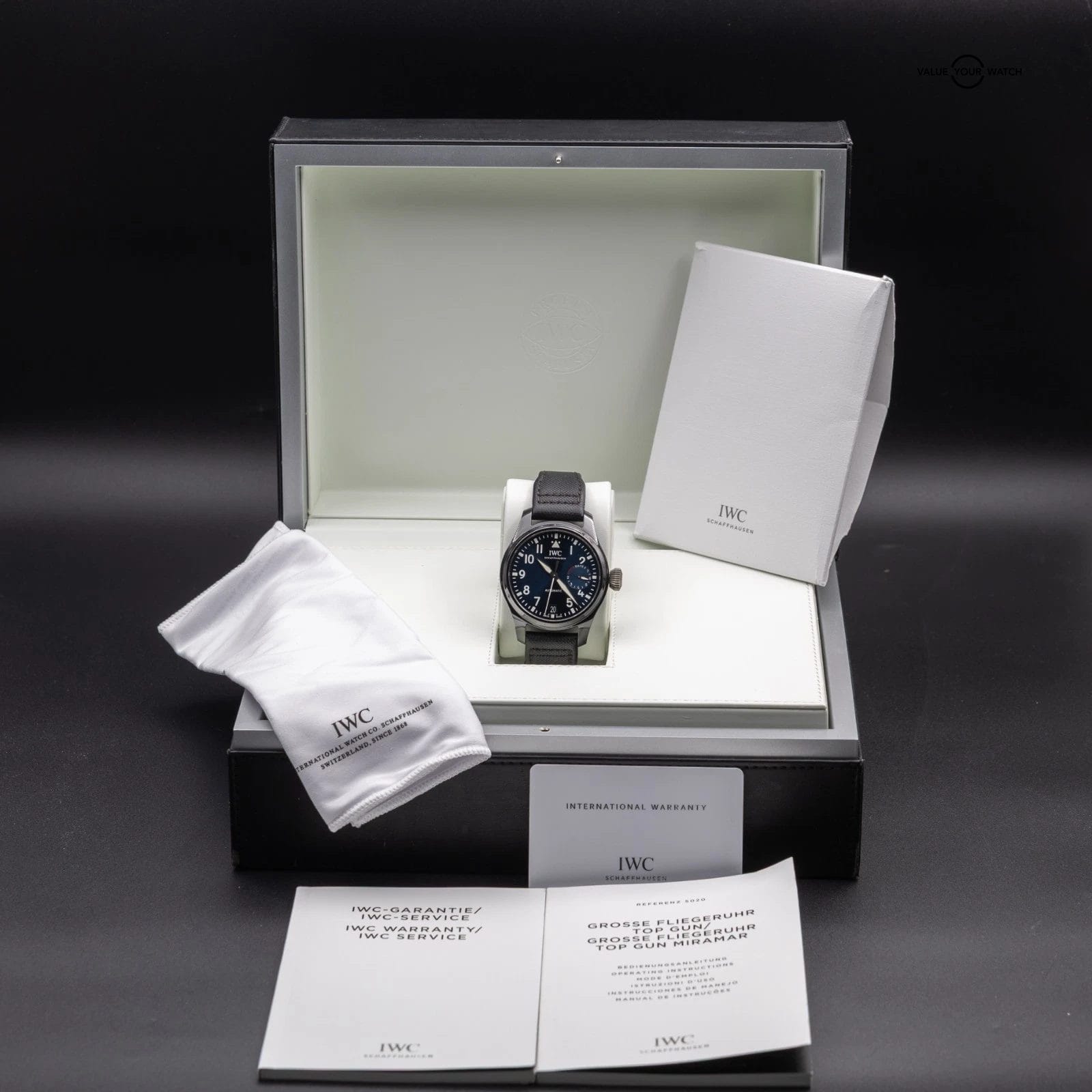 IWC Big Pilot ‘Boutique Rodeo’ Edition 46mm Blue Dial IW502003 – Full Set - Image 11
