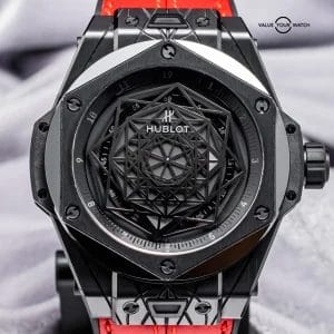 Hublot Big Bang Sang Bleu Black Ceramic 45 mm Box Papers 415.CX.1114.VR.MXM17