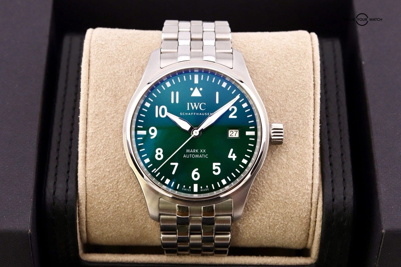 IWC Pilot Mark XX | ref. IW328206 | 2024 Complete Set | Green Dial 5 Link