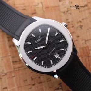 Piaget Polo Date Black G0A47014 42mm Steel Full Set Mens Watch