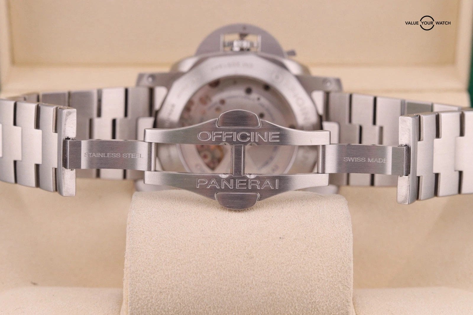 Panerai Luminor Marina 1950 3 Days Steel Auto 44mm Black Dial Watch PAM 328 - Image 8