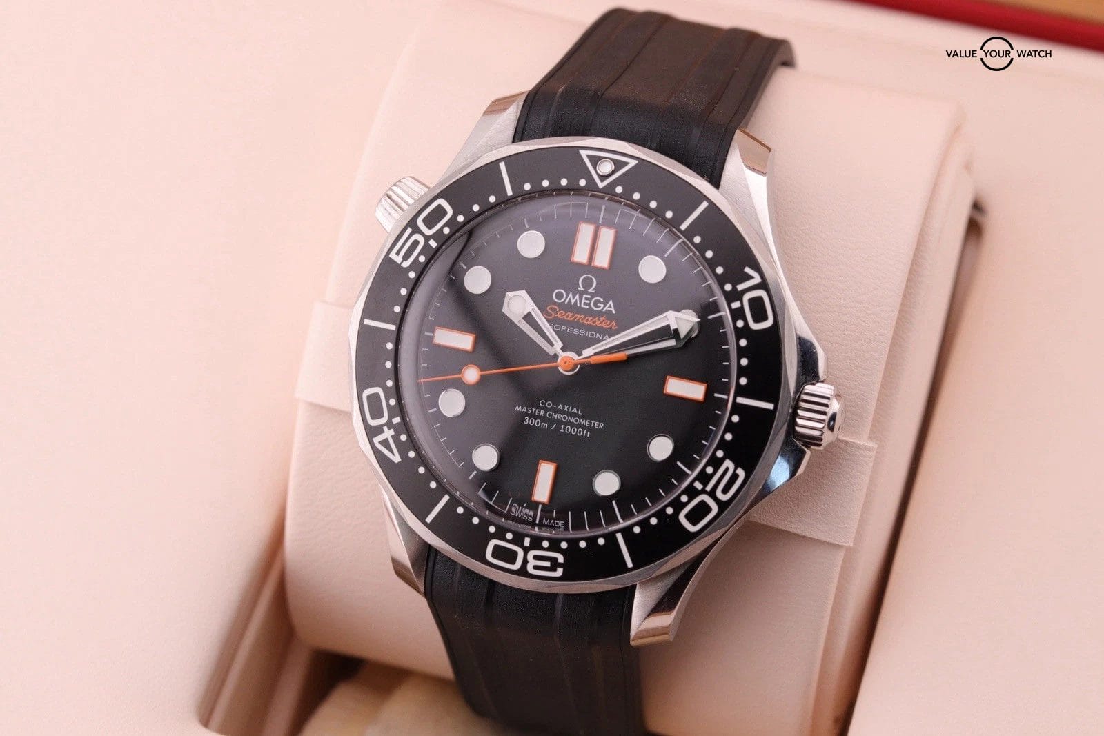 OMEGA Seamaster Diver 300M Orange Hand | 210.30.42.20.01.018 | 2025 Complete Set - Image 3