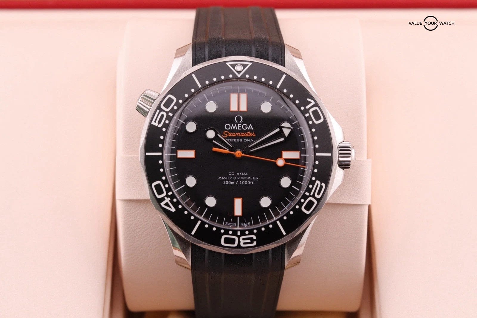 OMEGA Seamaster Diver 300M Orange Hand | 210.30.42.20.01.018 | 2025 Complete Set - Image 5