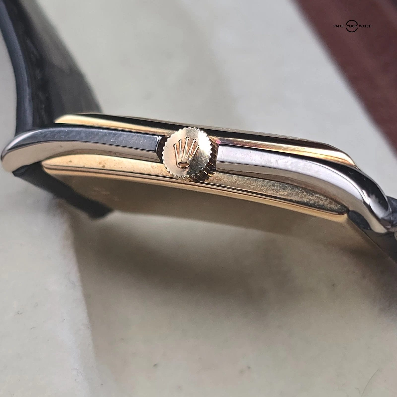 1938 Rolex Prince "Tiger Stripe" two tone 18k yellow and white gold - Image 4