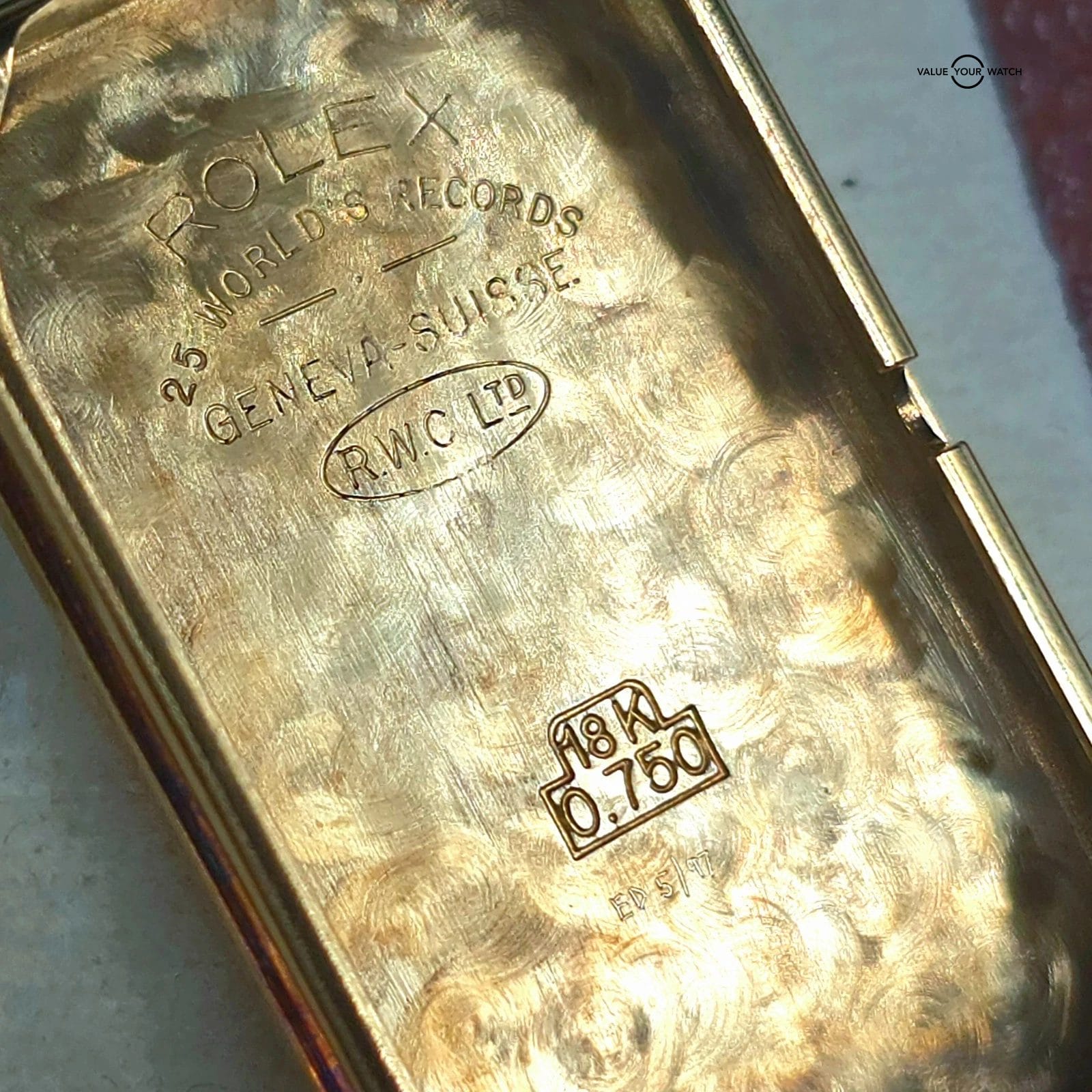 1938 Rolex Prince "Tiger Stripe" two tone 18k yellow and white gold - Image 8