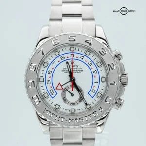 Rolex Yacht-Master II 116689 18K White Gold and Platinum 44mm BOXES/PAPERS!