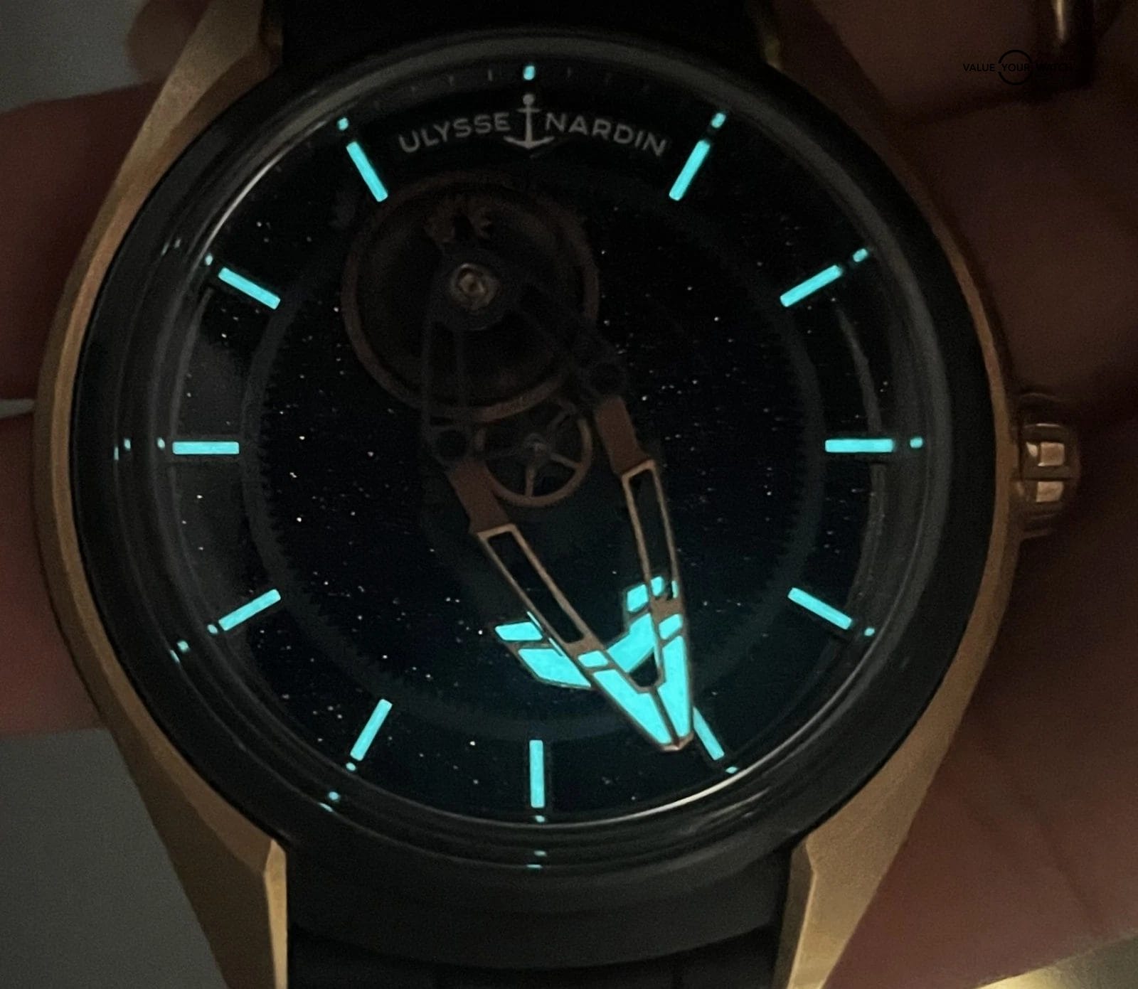 Ulysse Nardin Freak X Aventurine 43mm Rose Gold LE 99 pieces BOX/PAPERS! - Image 15