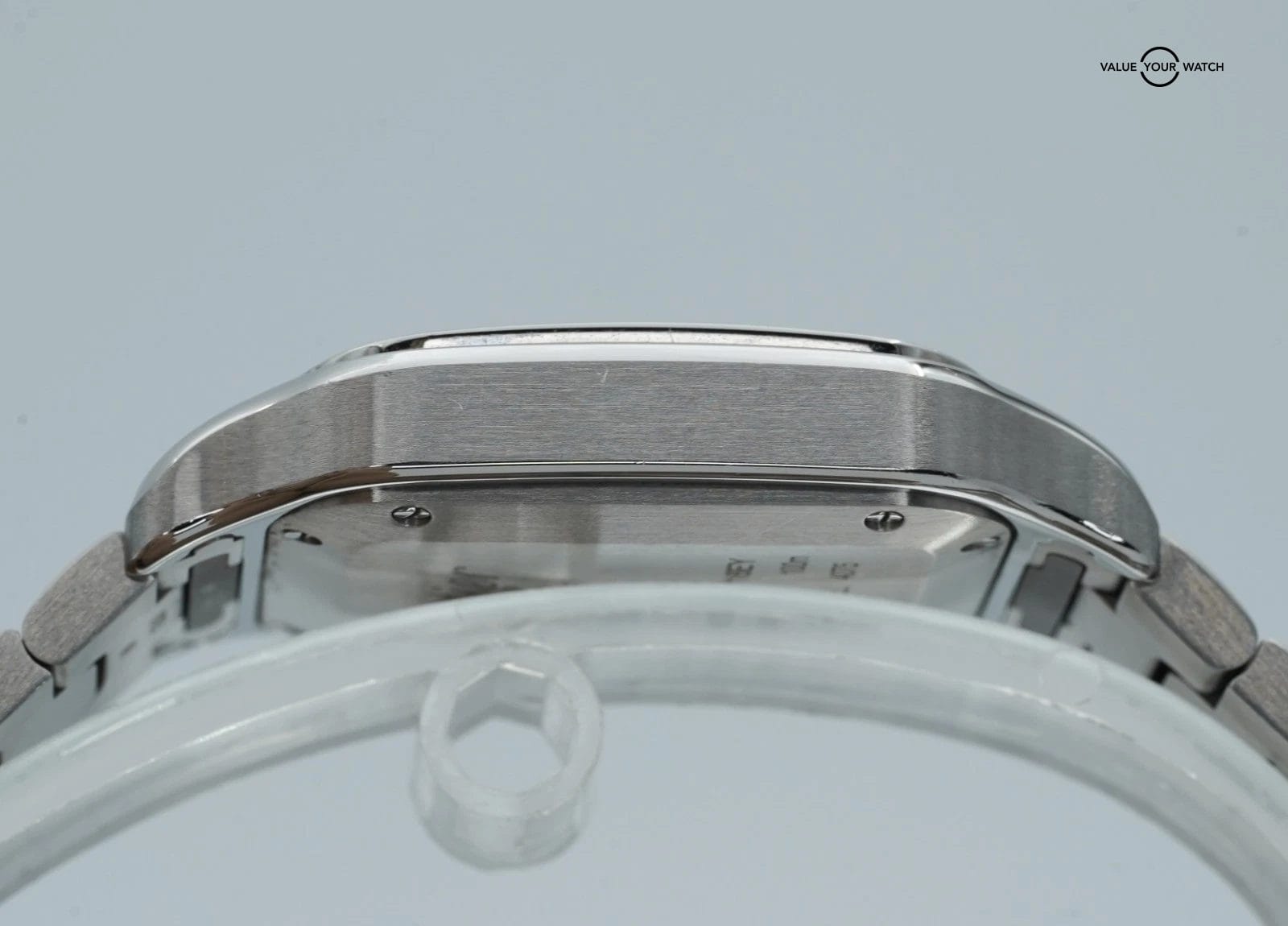 Cartier Santos de Cartier Medium Brown Dial Stainless Steel! Derby Watch Supply - Image 15