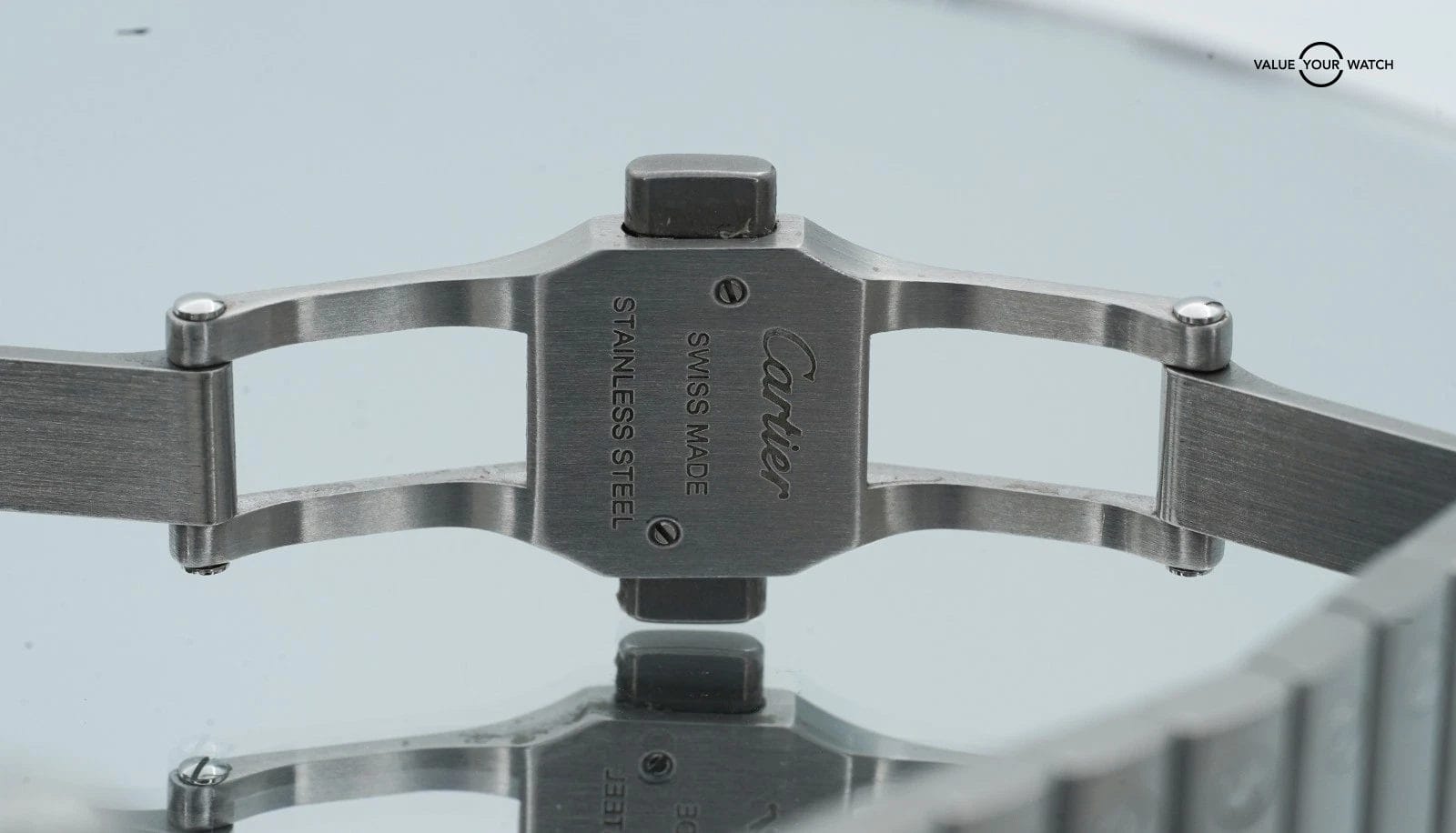 Cartier Santos de Cartier Medium Brown Dial Stainless Steel! Derby Watch Supply - Image 19