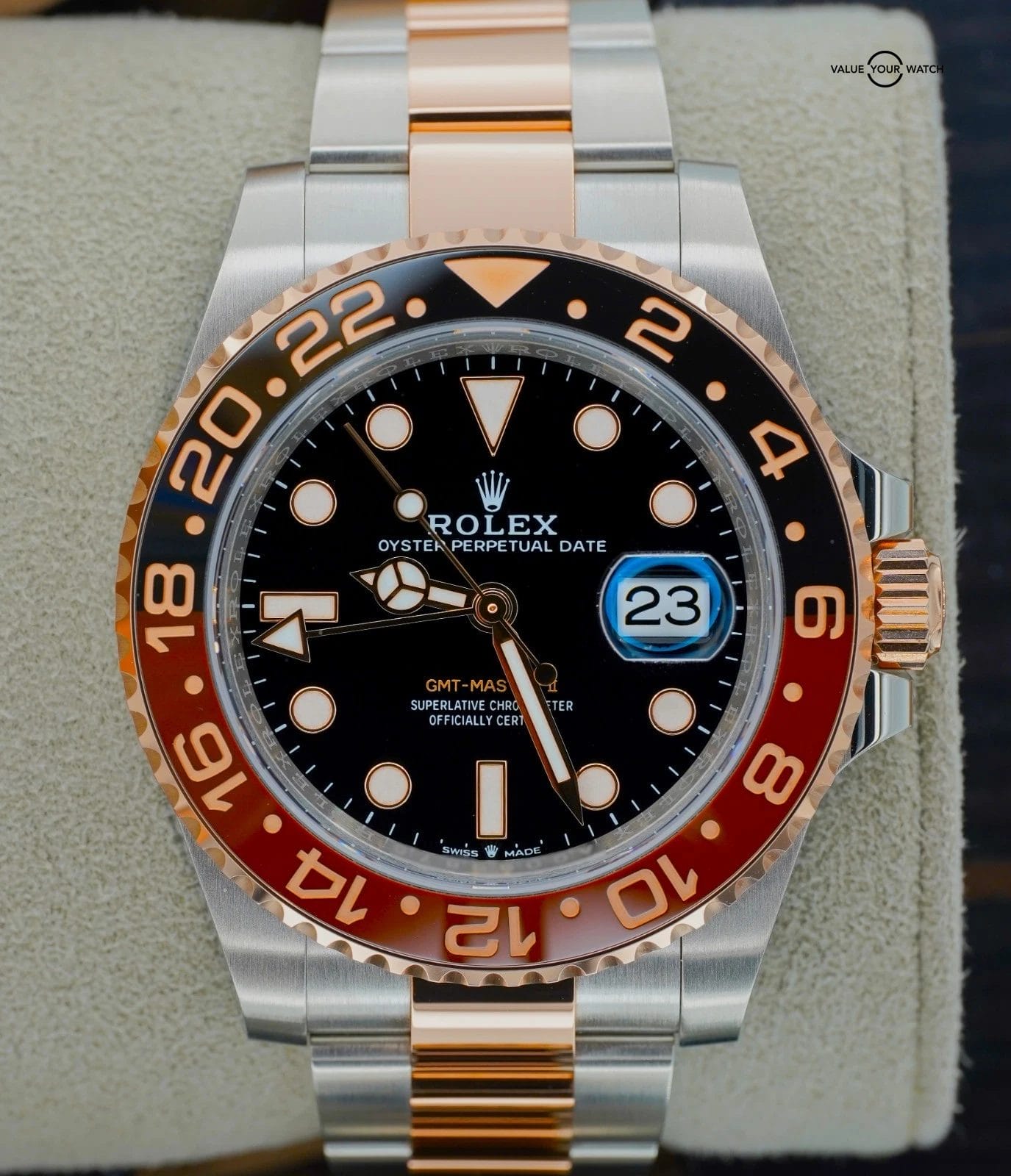 2025 Rolex GMT-Master II 126711CHNR Rootbeer Stainless Steel and 18K Rose Gold - Image 16