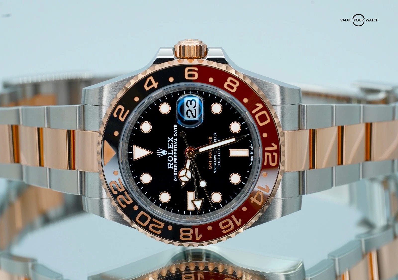 2025 Rolex GMT-Master II 126711CHNR Rootbeer Stainless Steel and 18K Rose Gold - Image 17