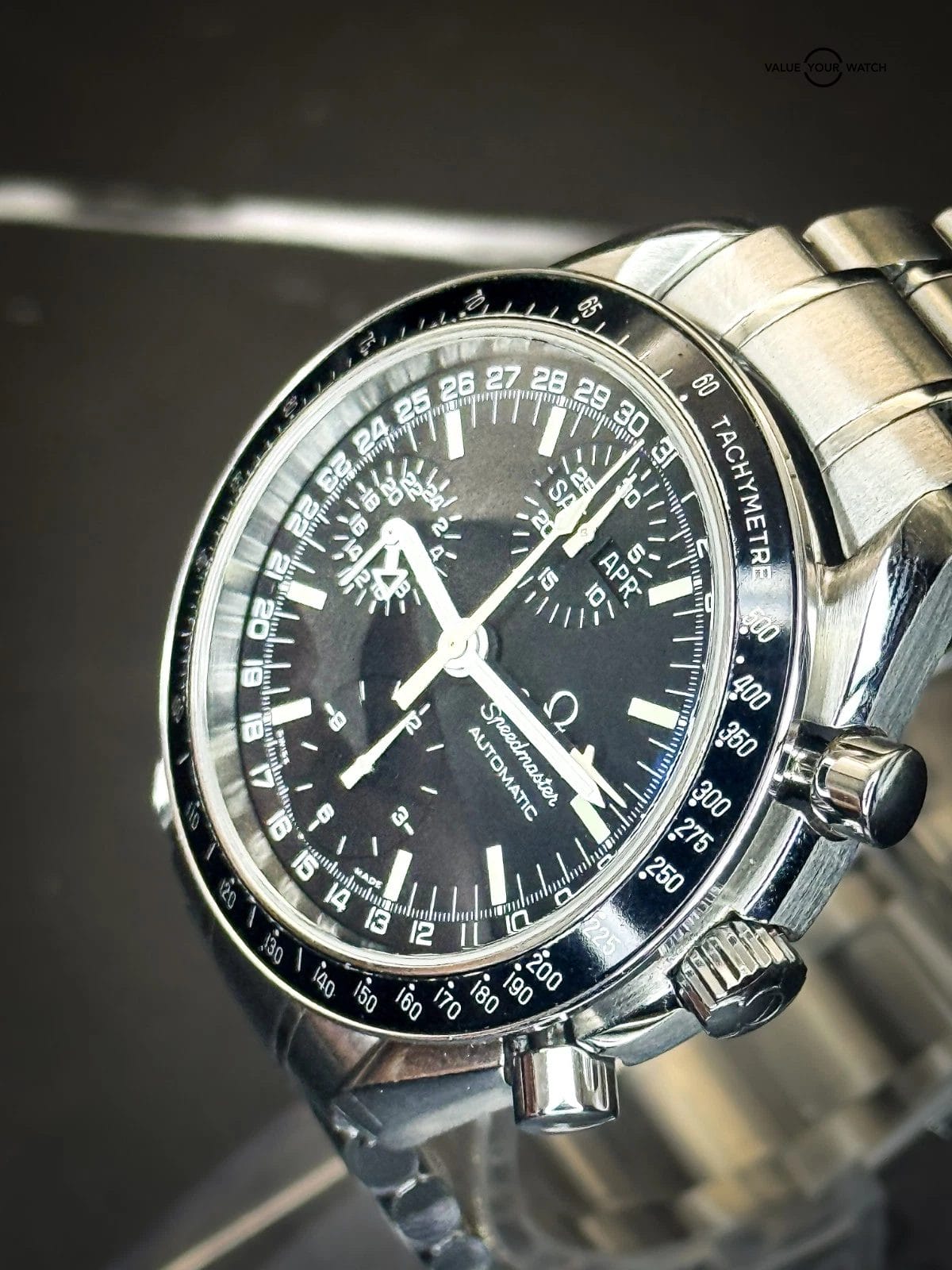 Omega Speedmaster Day-Date | Ref. 3520.50.00 | Black Dial | 39mm | Watch and Box - Image 10