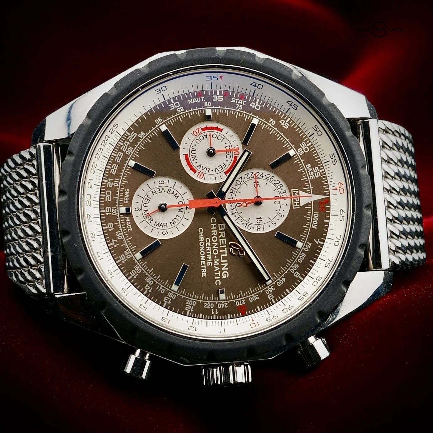 Breitling Chrono-Matic 1461 - A19360 49mm Triple Calendar Moonphase -FULL SET - Image 4