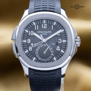Patek Philippe Aquanaut Travel Time 5164A-001 – Complete Set w/ Uncut Strap
