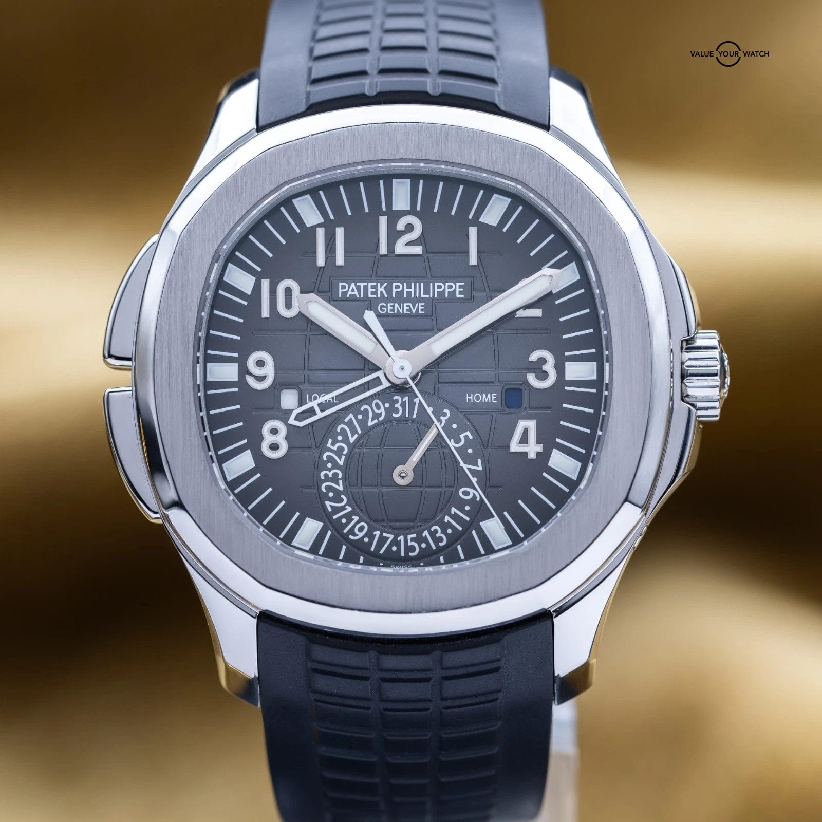 Patek Philippe Aquanaut Travel Time 5164A-001 - Complete Set w/ Uncut Strap