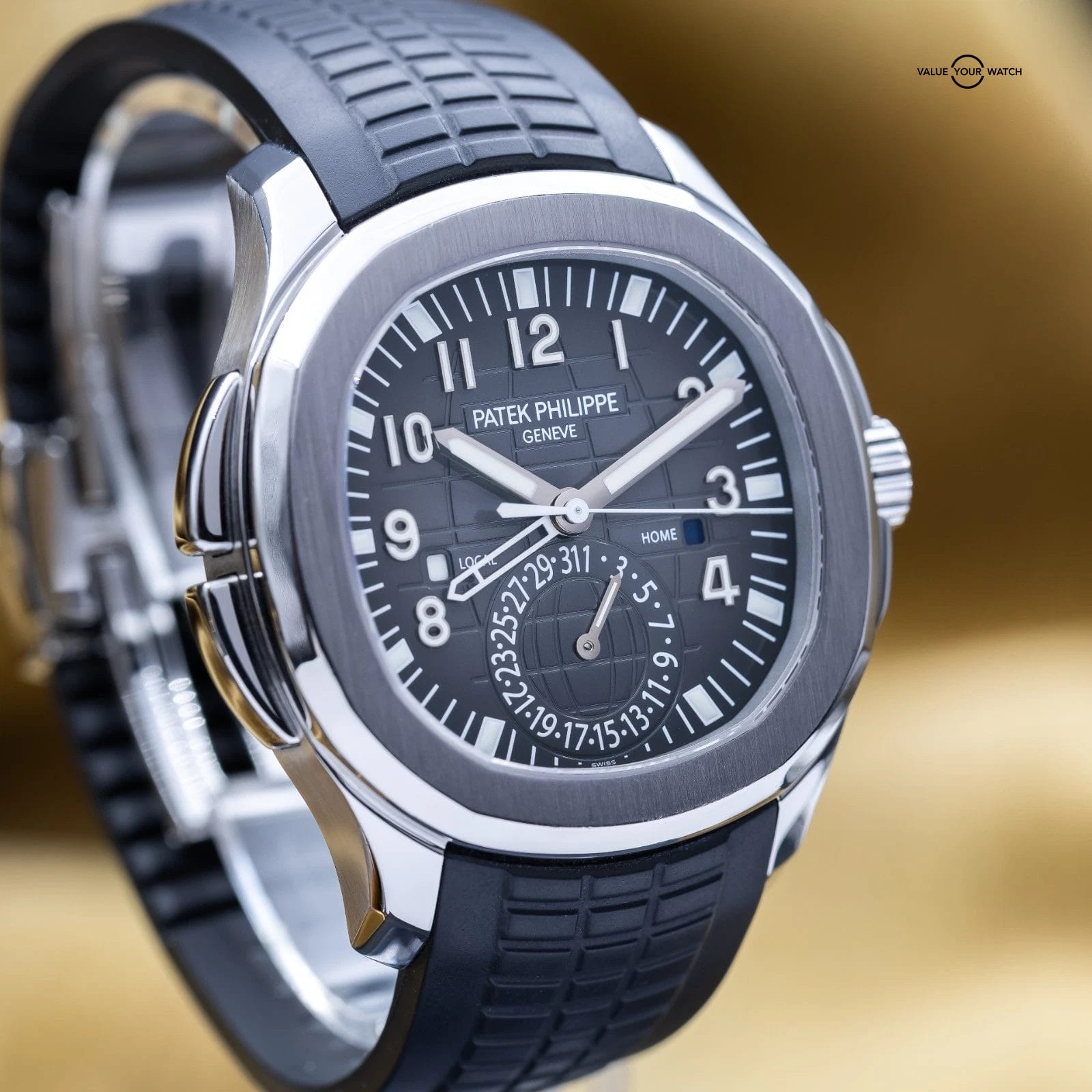 Patek Philippe Aquanaut Travel Time 5164A-001 - Complete Set w/ Uncut Strap - Image 8