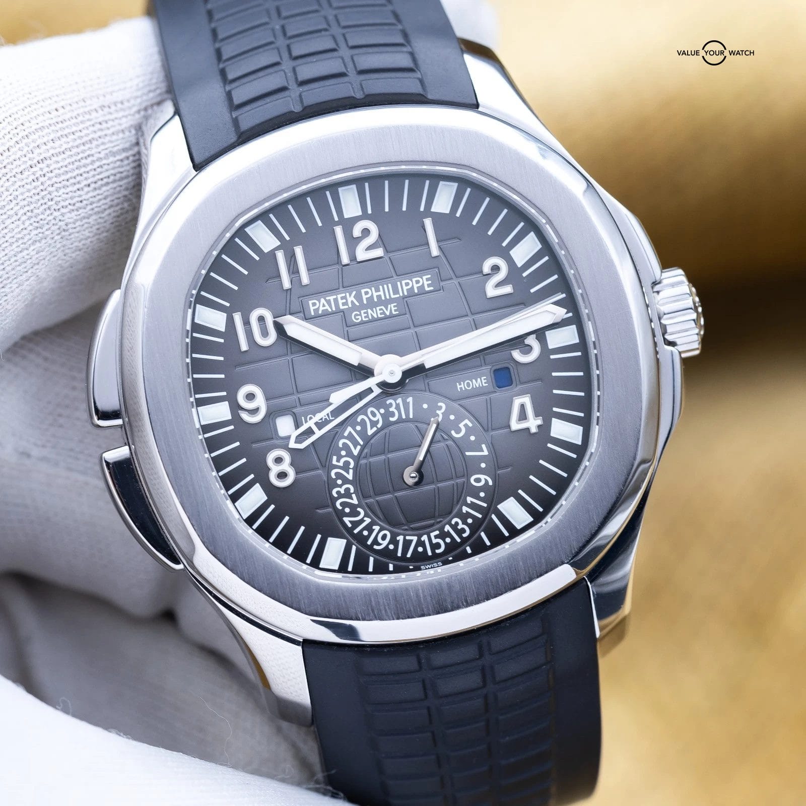 Patek Philippe Aquanaut Travel Time 5164A-001 - Complete Set w/ Uncut Strap - Image 16