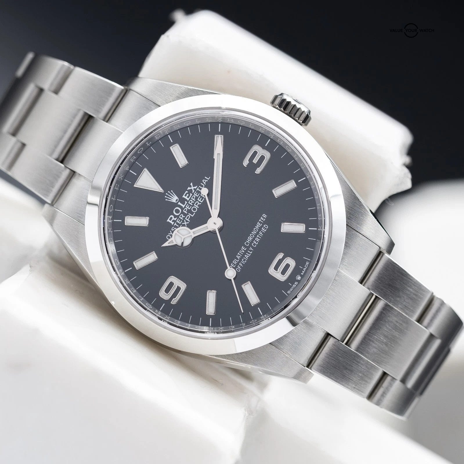 Rolex Explorer Oystersteel Black Dial 36mm 124270 - Complete Set - Image 14