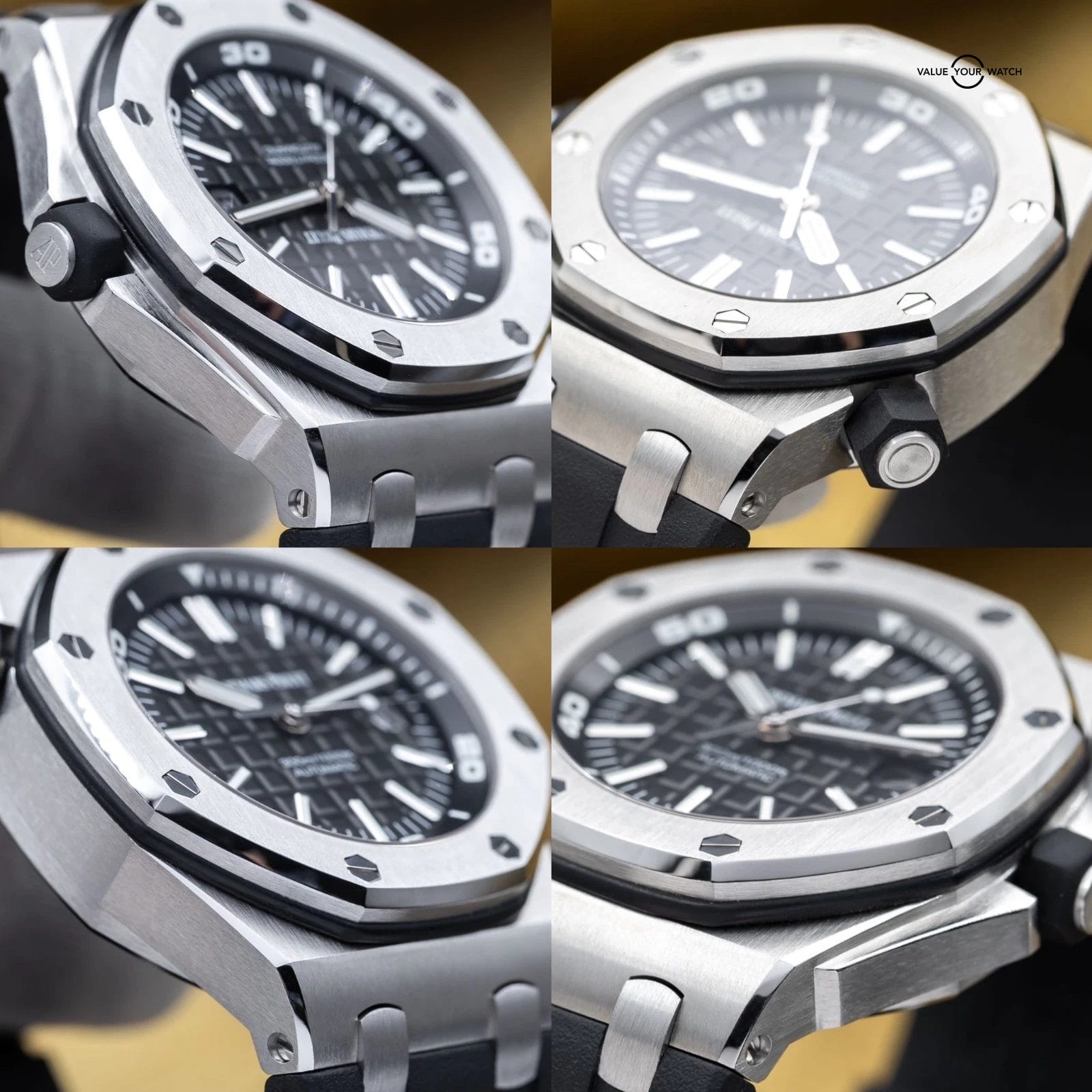 Audemars Piguet Royal Oak Offshore Diver 42mm Black Dial AP 15710ST - Full Set - Image 8