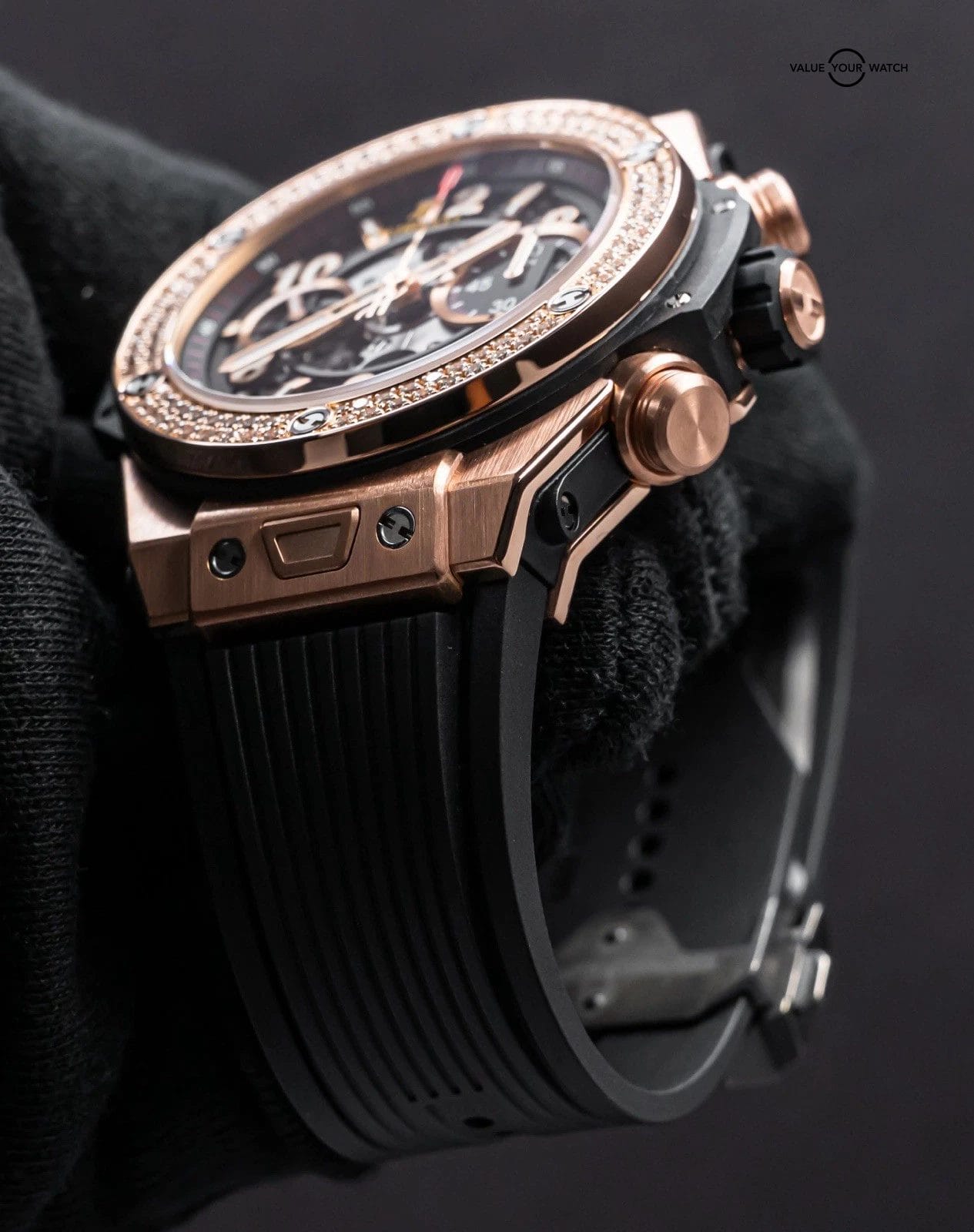 Hublot Big Bang Unico King Gold Diamonds 45 mm Box $54K MSRP 411.OX.1180.RX.1104 - Image 3