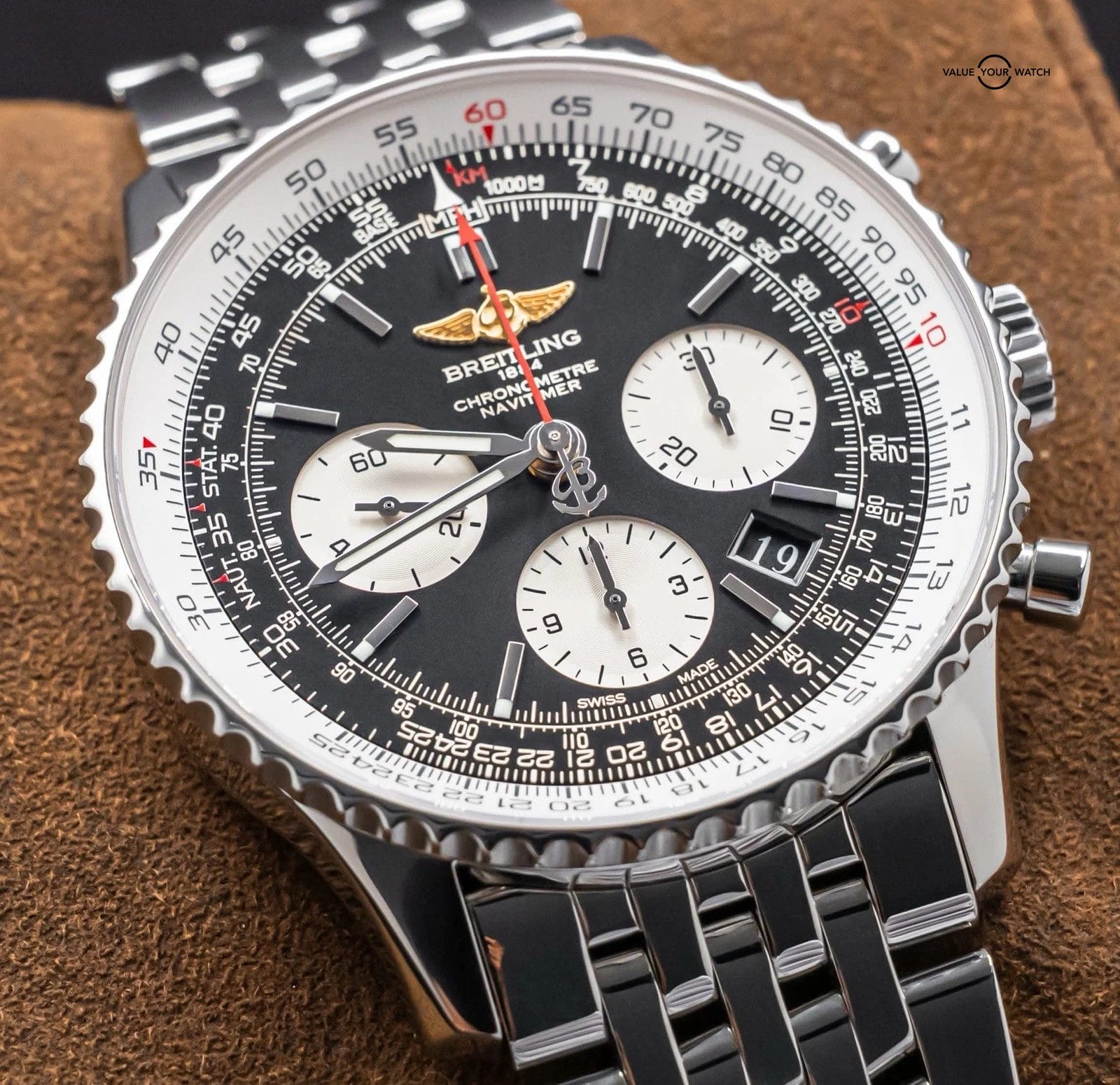 Breitling Navitimer 01 43 Chronograph $9K MSRP Complete Black Dial AB0120 - Image 14