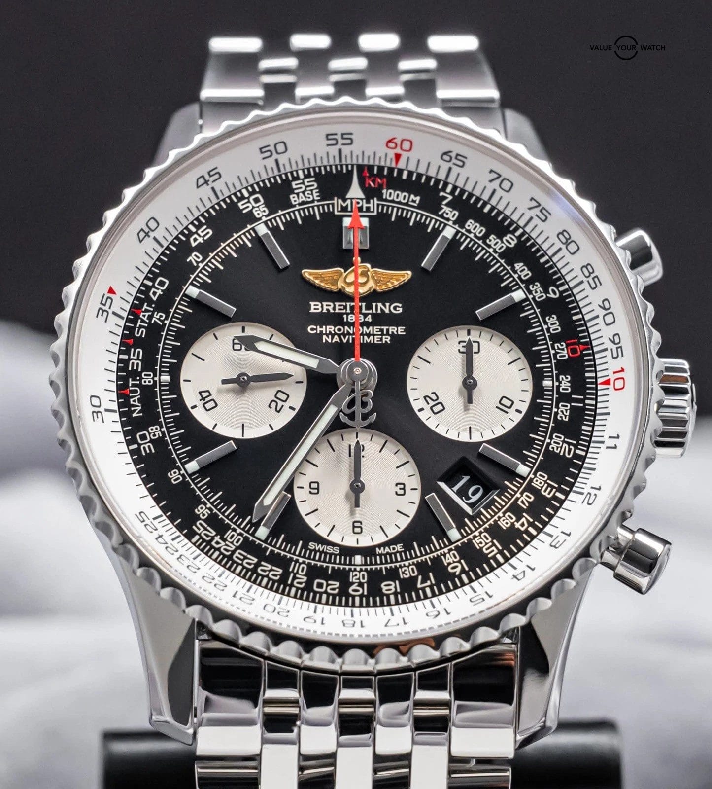 Breitling Navitimer 01 43 Chronograph $9K MSRP Complete Black Dial AB0120 - Image 19