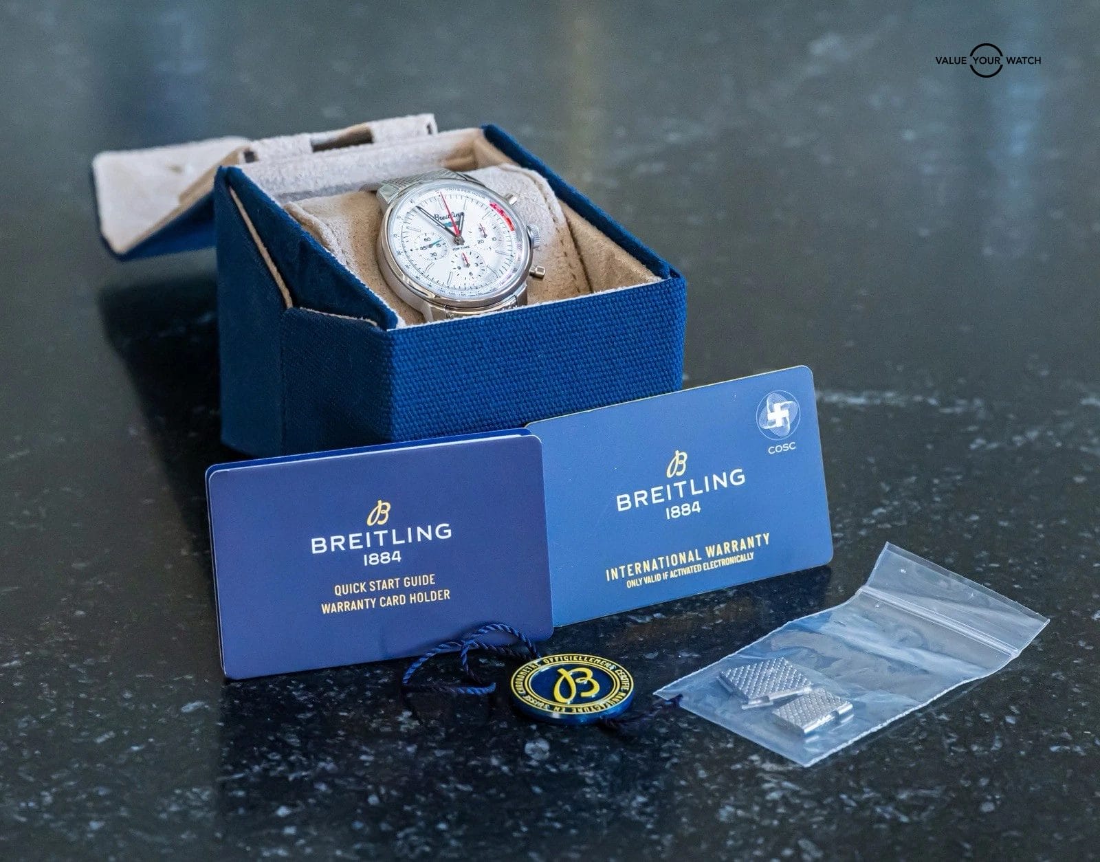 Breitling Top Time B01 Ford Thunderbird 41 mm Box Papers Silver Dial AB0176 - Image 12