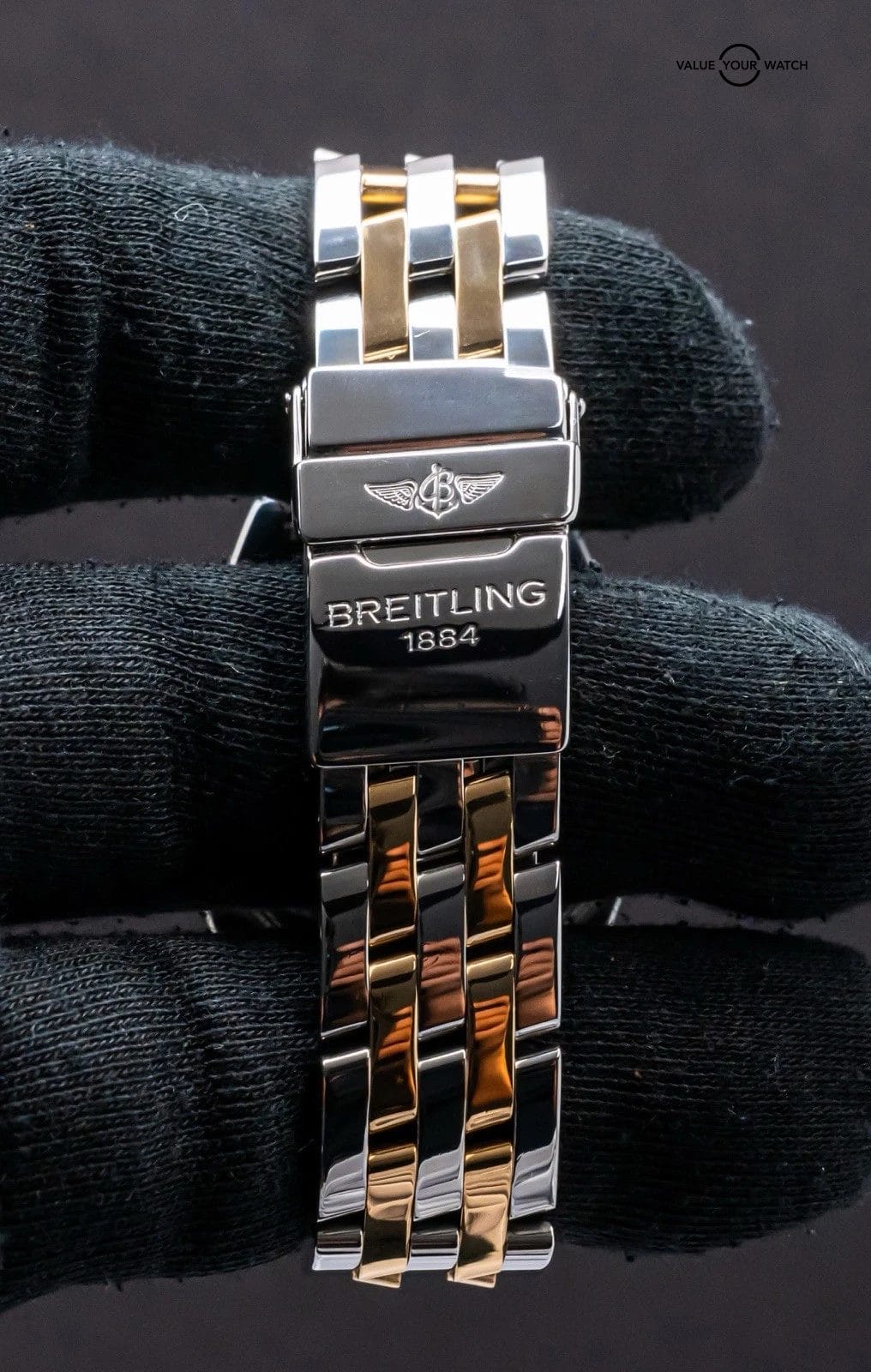 Breitling Callisto 34 mm Diamonds Windrider Yellow Gold Mother of Pearl B77346 - Image 14