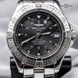 Breitling Colt 38 Automatic SERVICED Box Bracelet Stainless Steel A17350