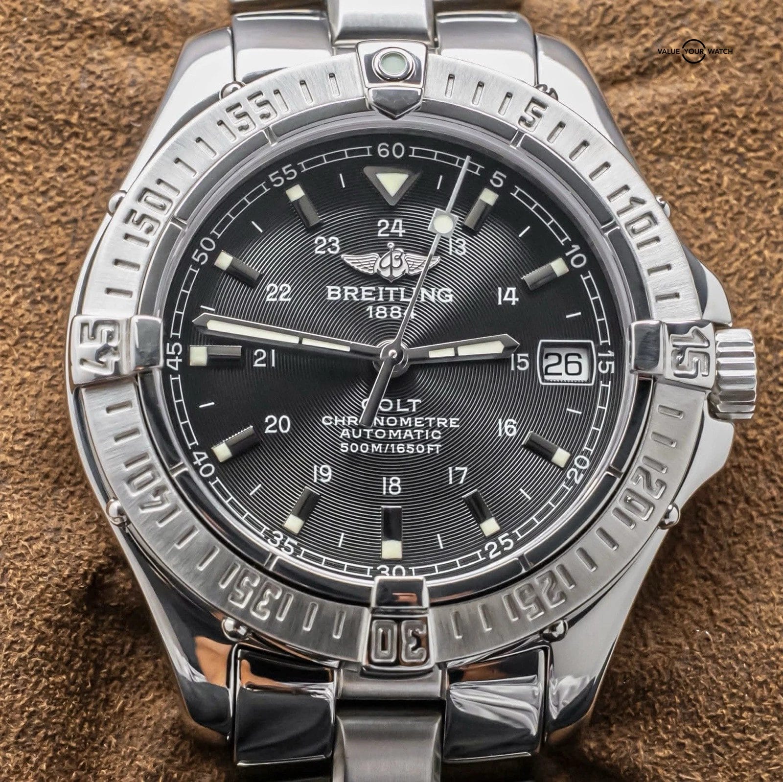 Breitling Colt 38 Automatic SERVICED Box Bracelet Stainless Steel A17350 - Image 10