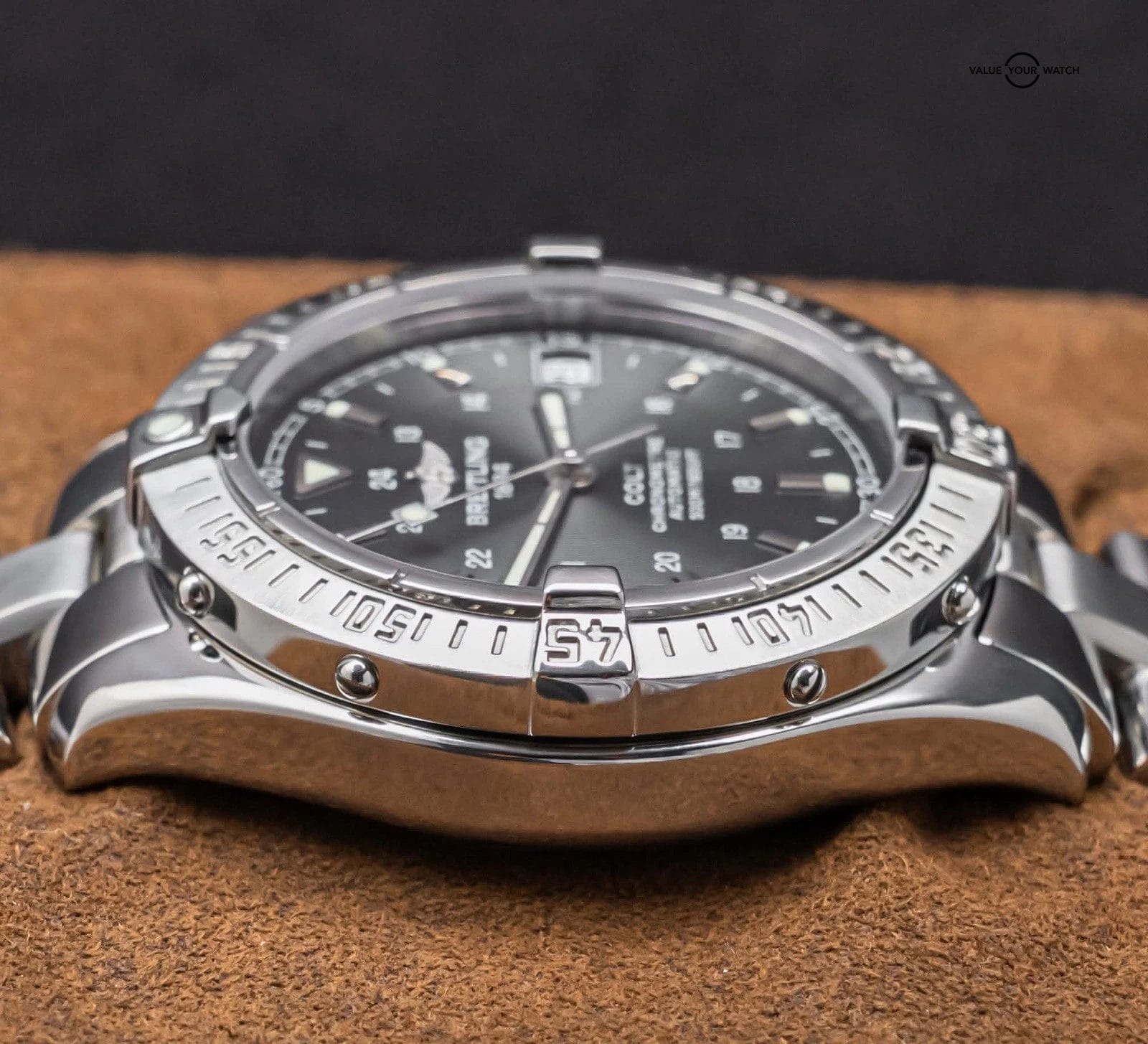 Breitling Colt 38 Automatic SERVICED Box Bracelet Stainless Steel A17350 - Image 14