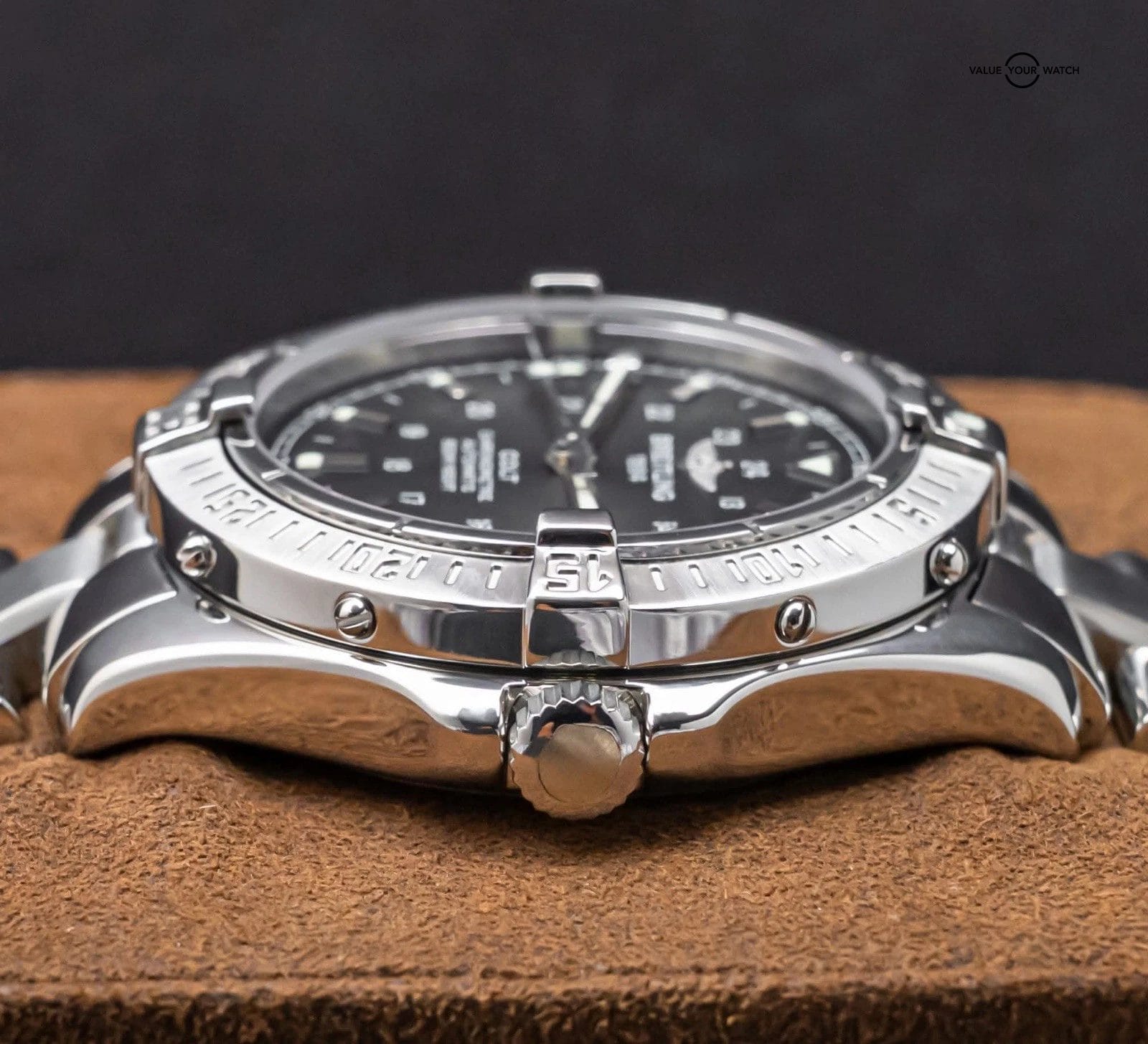 Breitling Colt 38 Automatic SERVICED Box Bracelet Stainless Steel A17350 - Image 16