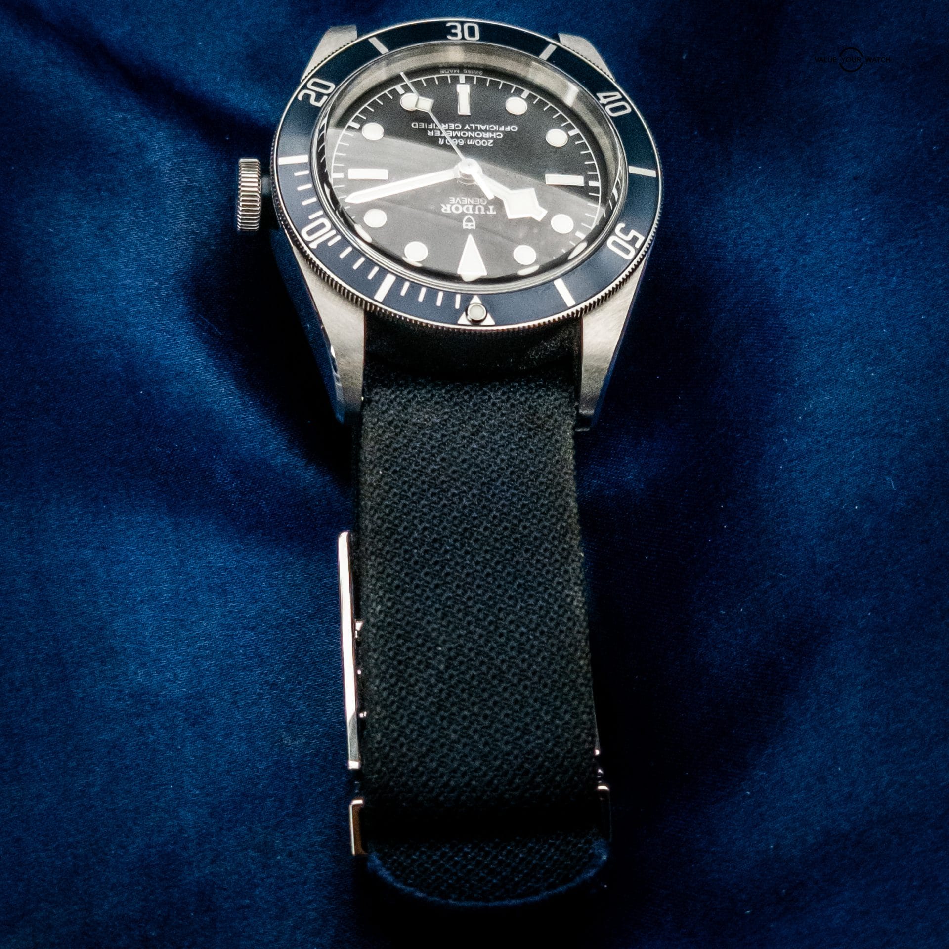 Tudor Black Bay Blue Bezel Steel 41mm Automatic Watch 79230B B+P, 5 Extra Straps - Image 9