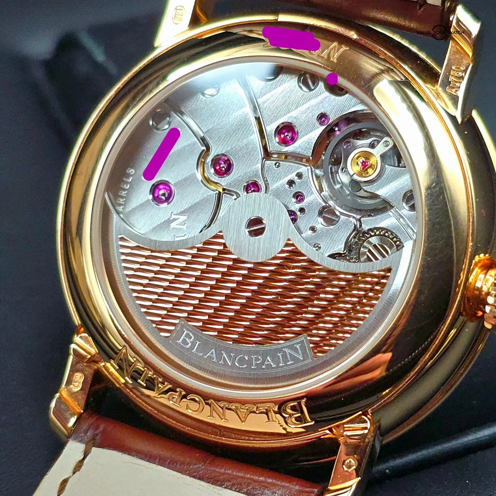 Blancpain Villeret Semainier Grande Date 8 Jours, Enamel dial, 42mm rose gold - Image 3