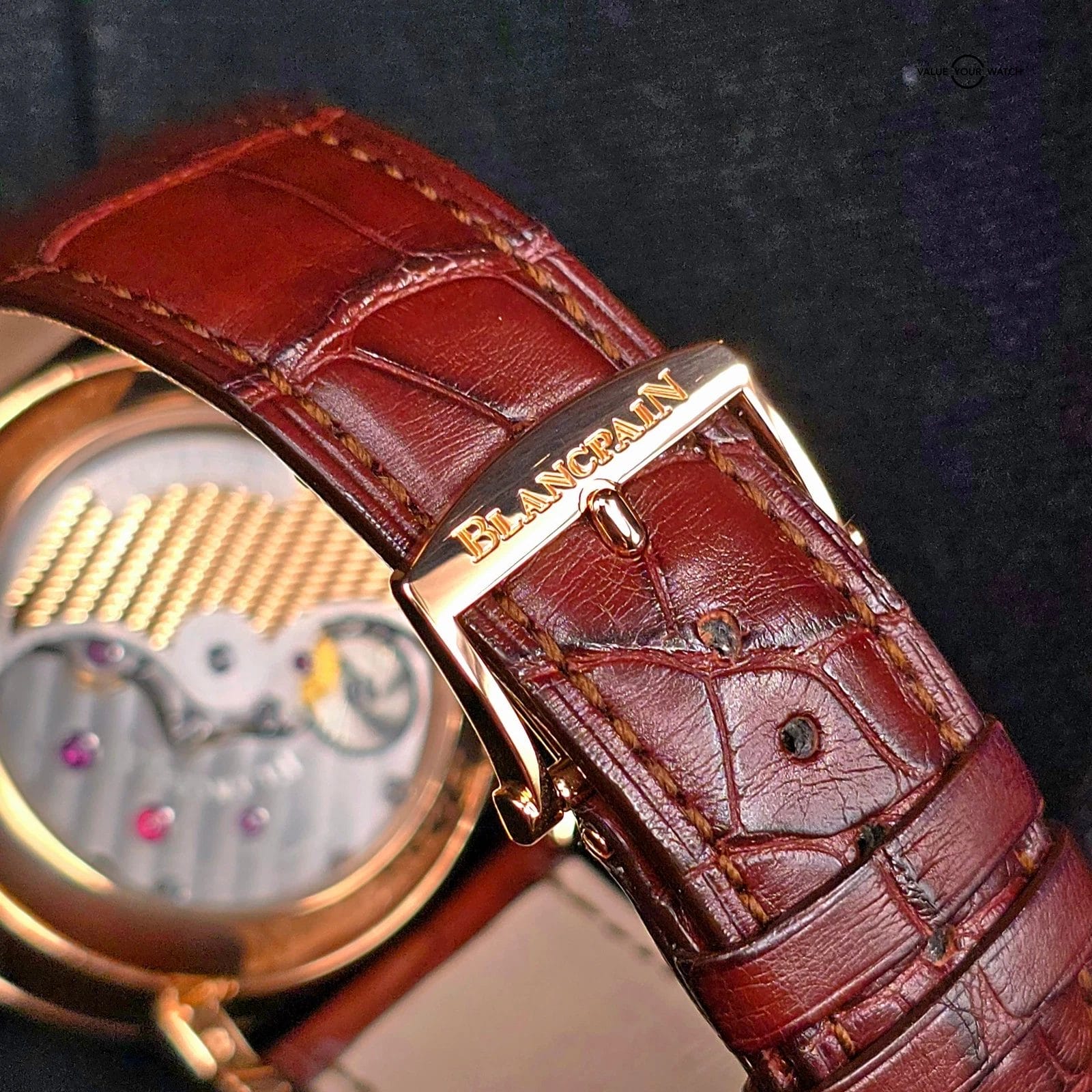 Blancpain Villeret Semainier Grande Date 8 Jours, Enamel dial, 42mm rose gold - Image 5