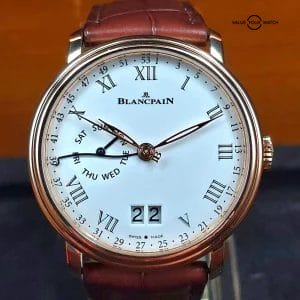 Blancpain Villeret Semainier Grande Date 8 Jours, Enamel dial, 42mm rose gold