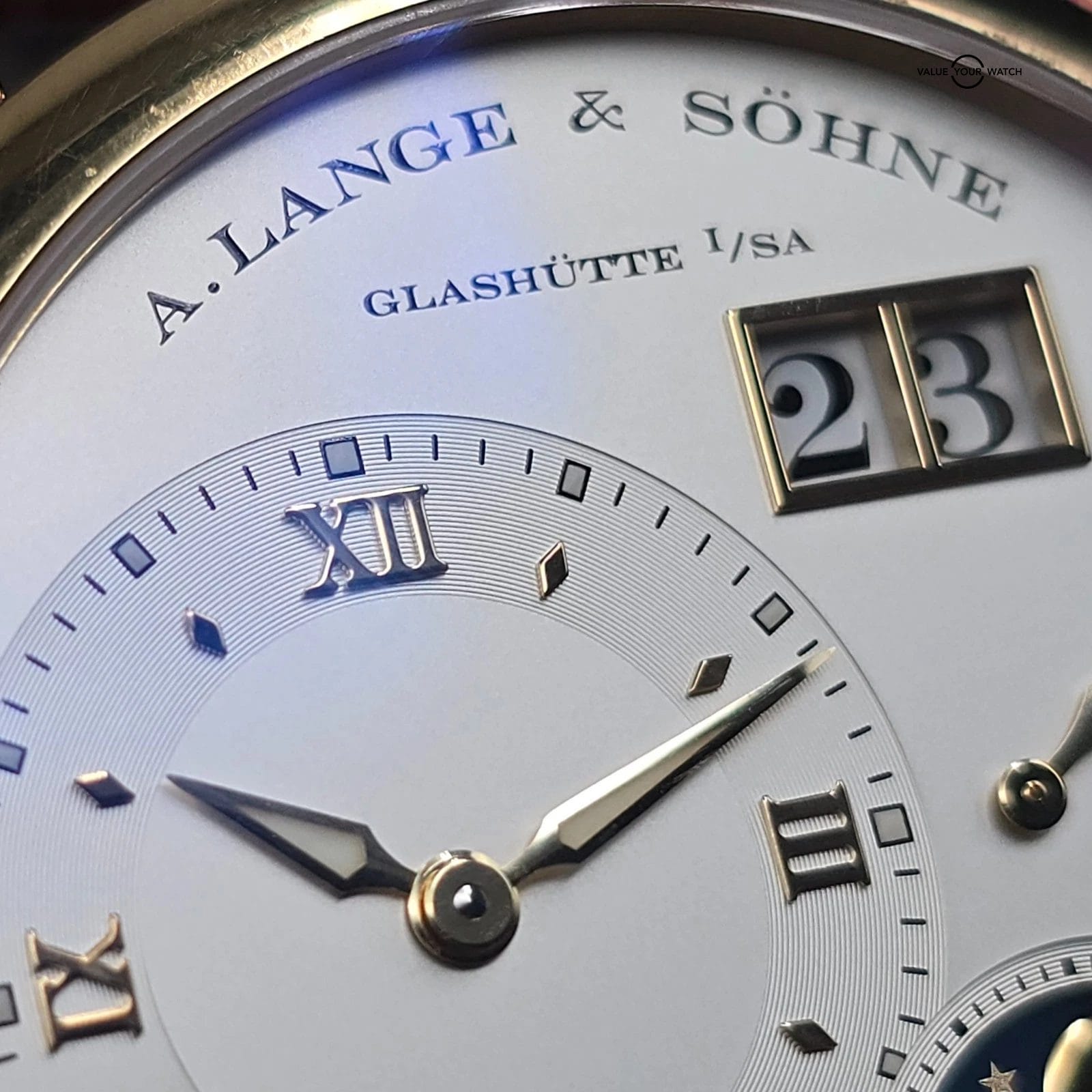 A. Lange & Sohne Lange 1 Moon Phase in 18k yellow gold, full set! Ref. 109.021 - Image 13