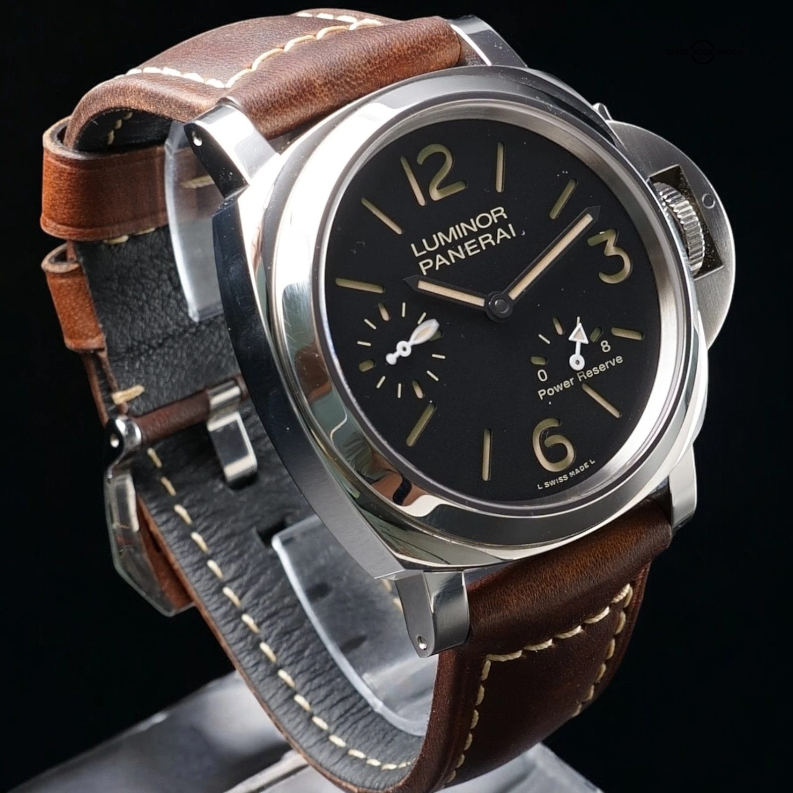 Panerai Luminor Men's Black Watch - PAM00795, Full Set, near Mint, 2 OEM Straps - Image 2