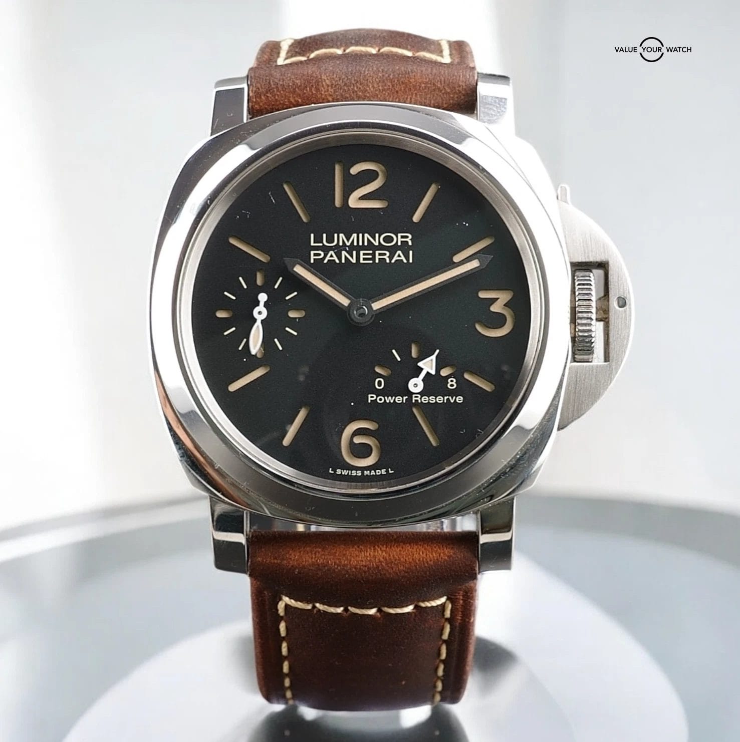 Panerai Luminor Men's Black Watch - PAM00795, Full Set, near Mint, 2 OEM Straps