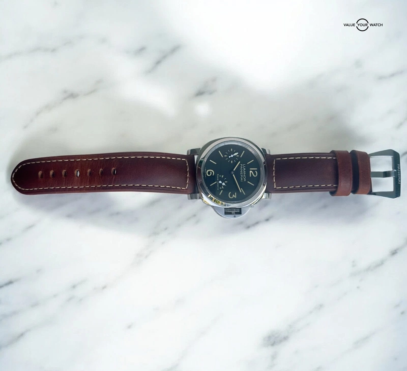 Panerai Luminor Men's Black Watch - PAM00795, Full Set, near Mint, 2 OEM Straps - Image 5