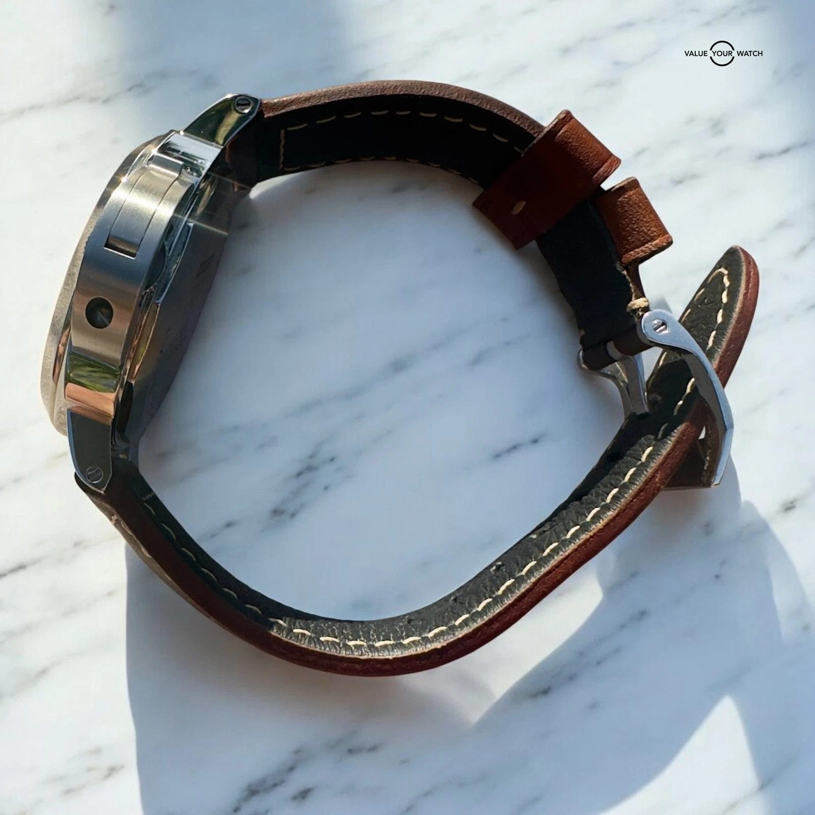 Panerai Luminor Men's Black Watch - PAM00795, Full Set, near Mint, 2 OEM Straps - Image 13