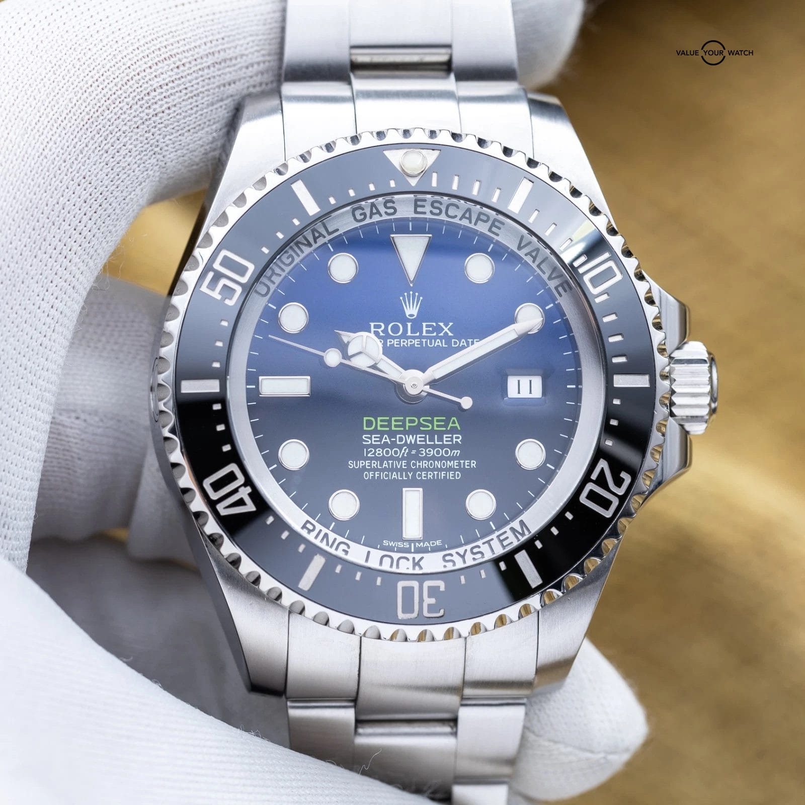 Rolex Sea-Dweller Deepsea ‘D-Blue’ 44mm James Cameron Ceramic 116660 - Full Set - Image 5