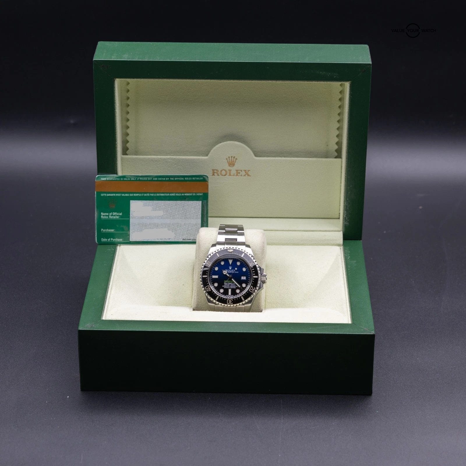 Rolex Sea-Dweller Deepsea ‘D-Blue’ 44mm James Cameron Ceramic 116660 - Full Set - Image 11