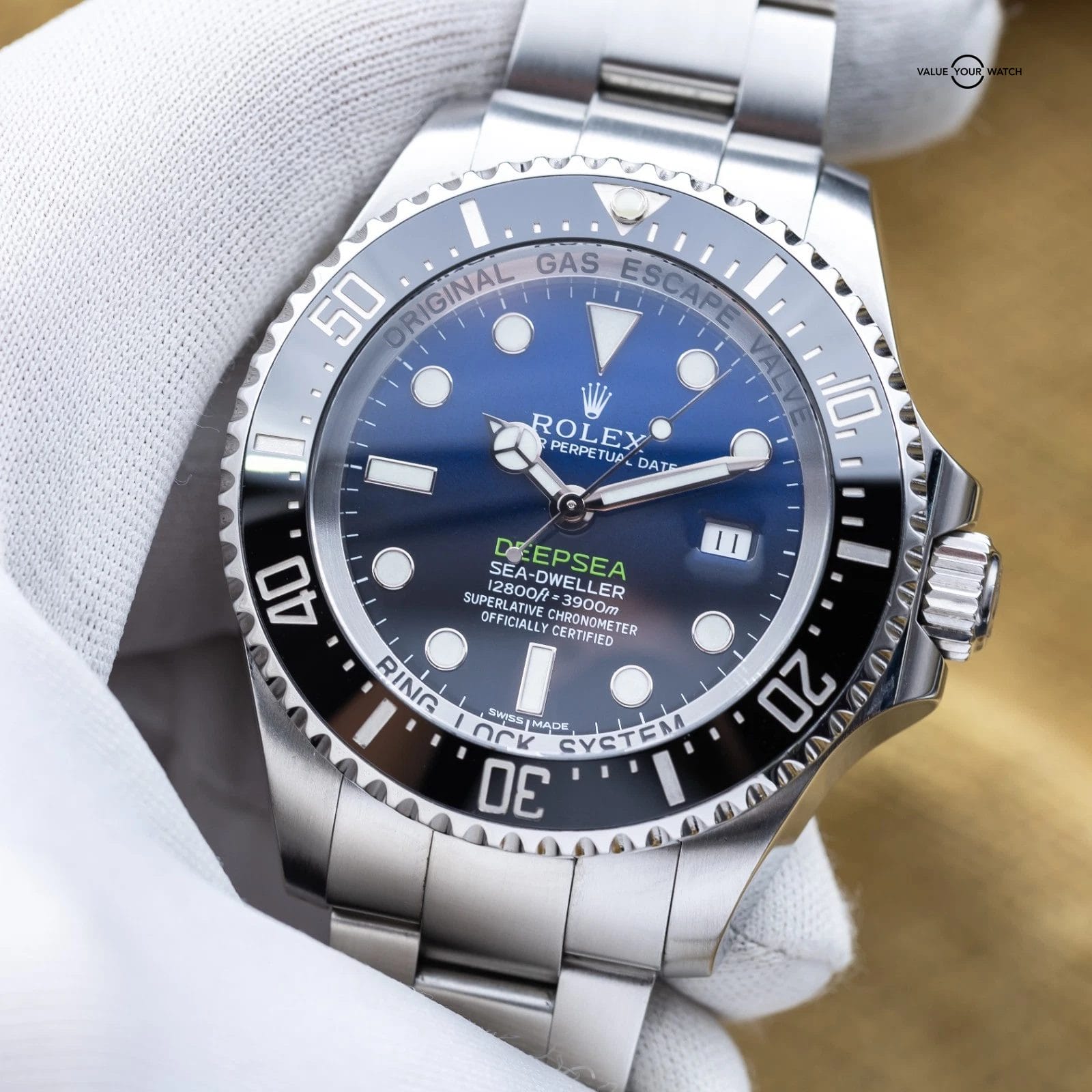 Rolex Sea-Dweller Deepsea ‘D-Blue’ 44mm James Cameron Ceramic 116660 - Full Set - Image 15